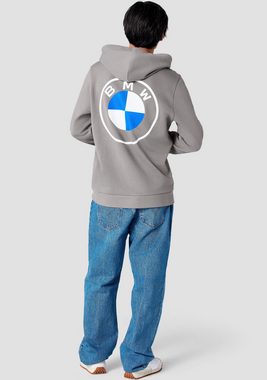BMW Hoodie mit Logoprägung auf Brusthöhe