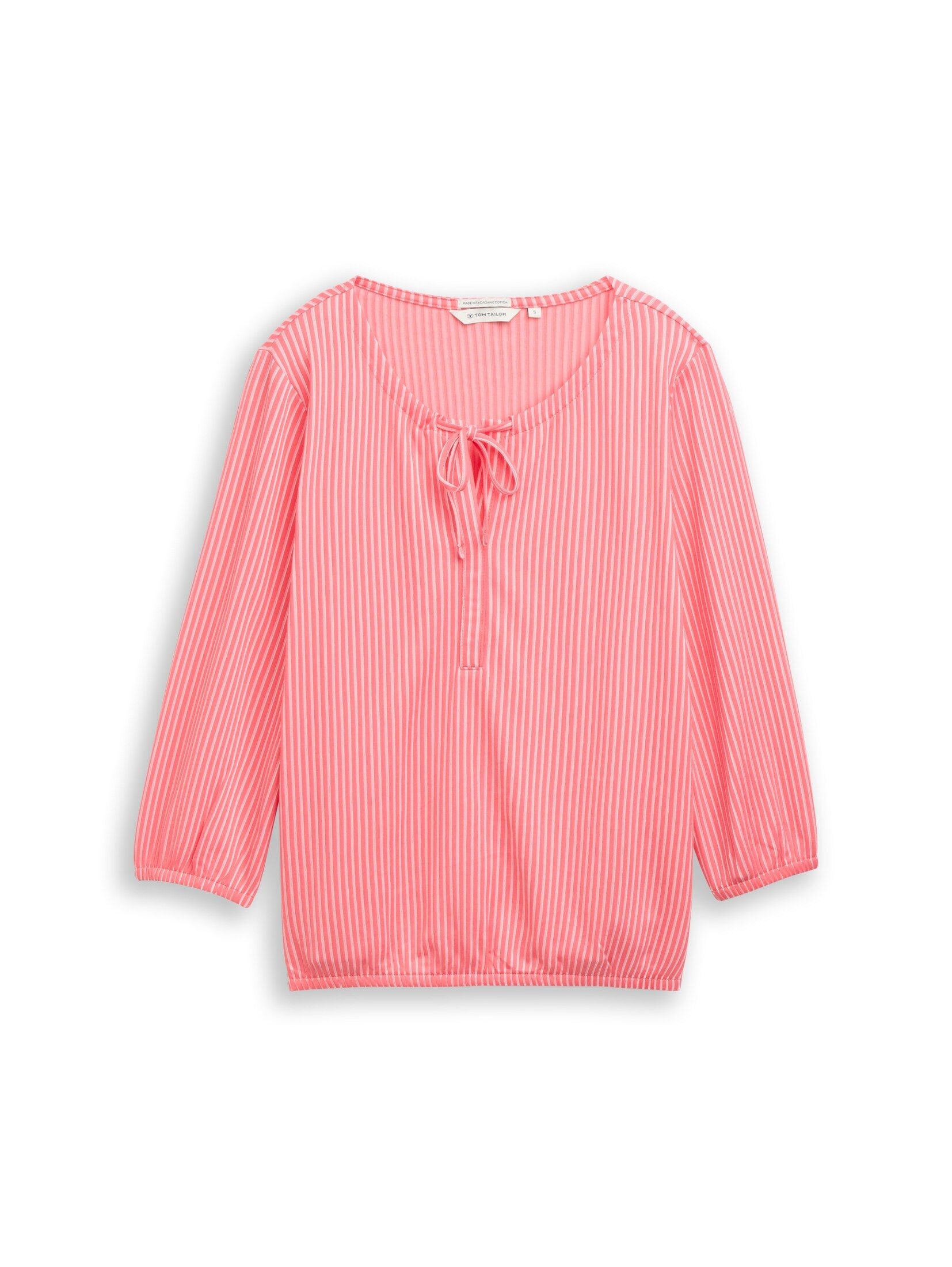 TOM TAILOR 3/4-Arm-Shirt T-Shirt Blusenshirt mit Streifenmuster günstig online kaufen