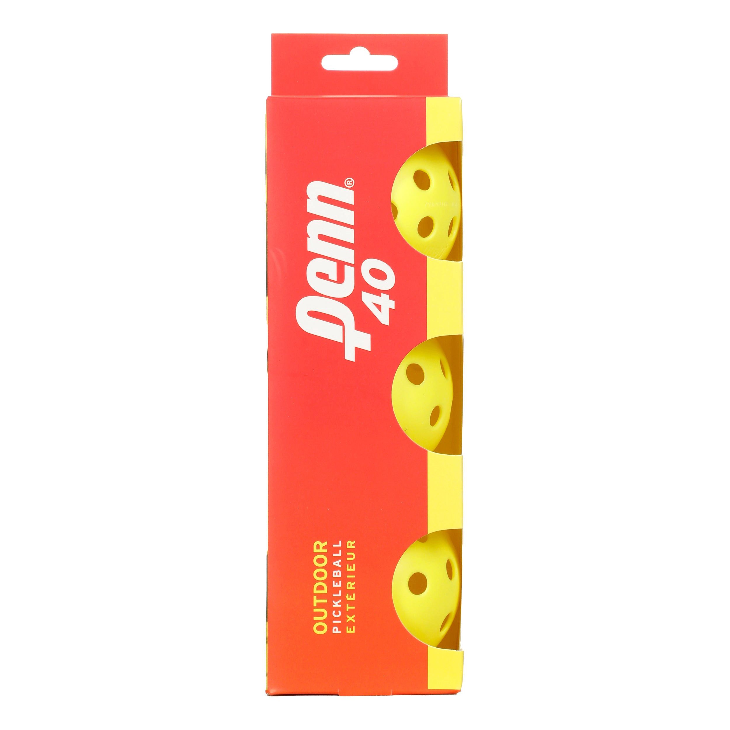 Head Pickleball Penn 40 - 3 Pickleball - Pickleball Outdoor Ball - (3er Pack)
