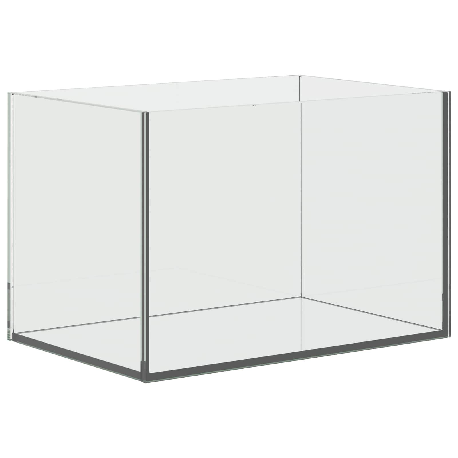 vidaXL Aquarium 30 x 20 x 20 cm Aquarium mit Speicher Weiß 30x20x20 cm Glas