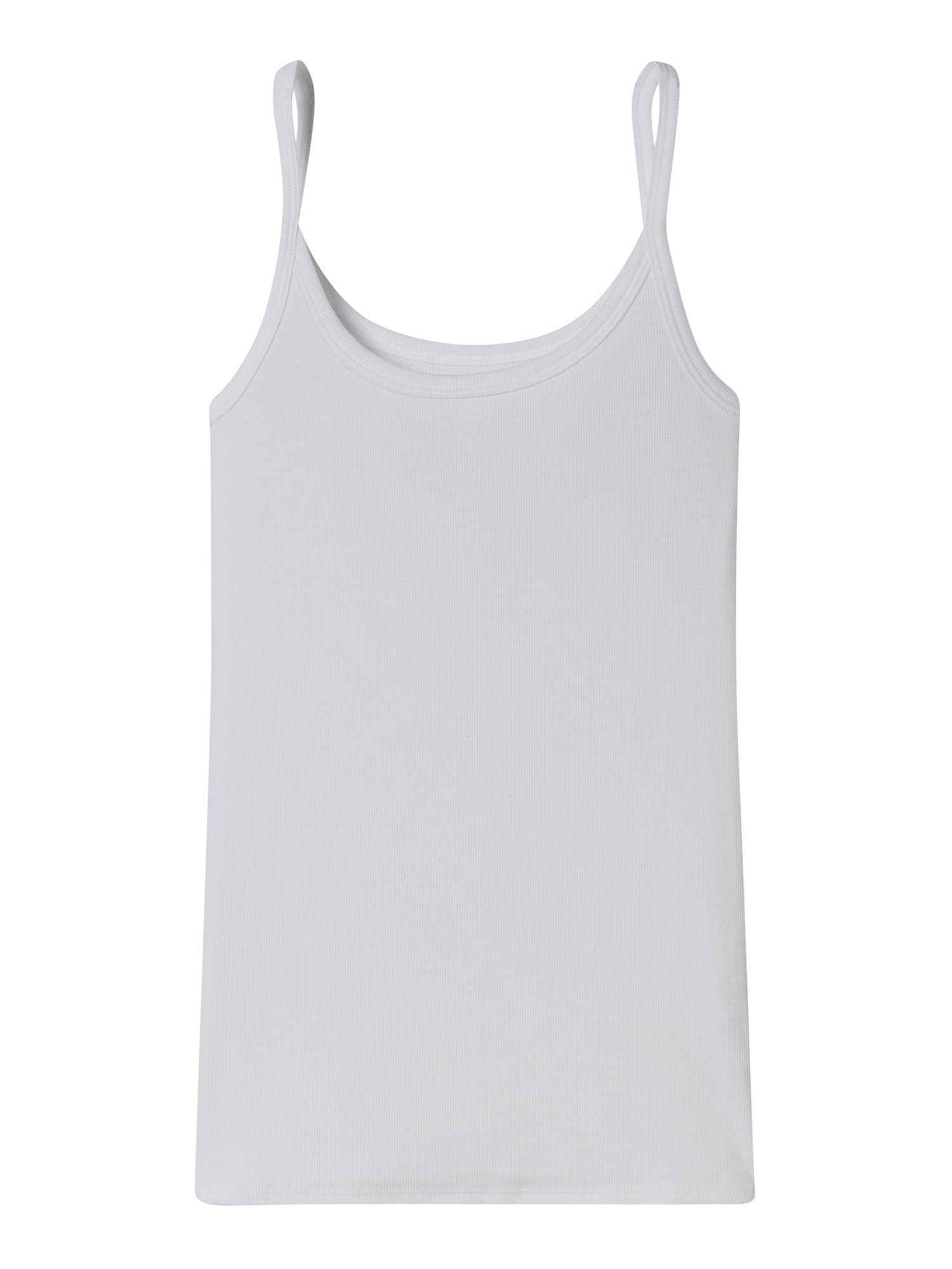 Schiesser Spaghettitop Pure Rib Spaghetti-top unterhemd unterziehtop günstig online kaufen