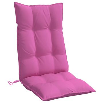 vidaXL Sitzauflage Hochlehner-Auflagen 4 Stk. Rosa Oxford-Gewebe, (4 St)