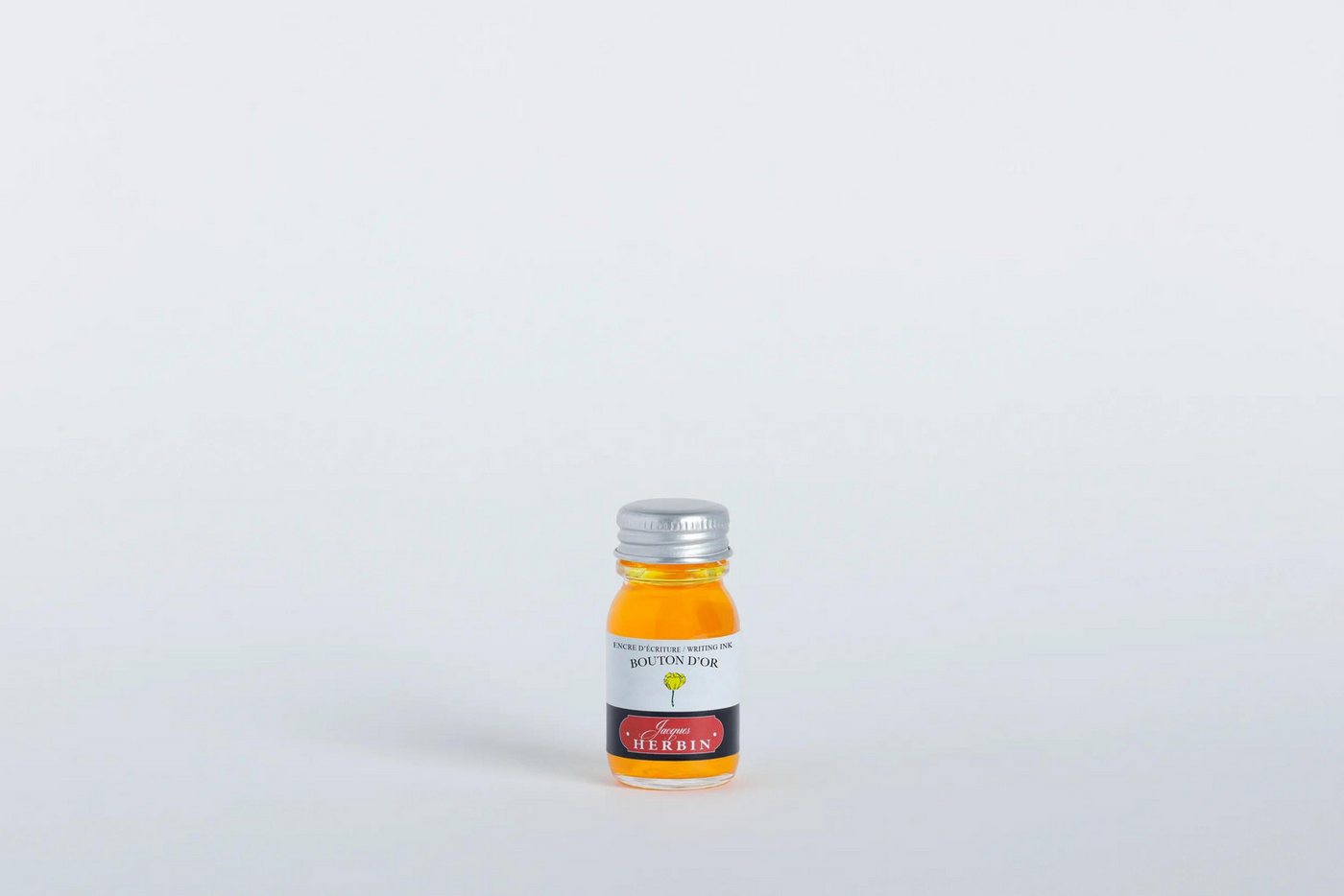 Thumbnail - Herbin 6x Tinte + Tintenroller Flakon 10 ml Butterblumengelb 11553T Tintenglas (ENCRES)