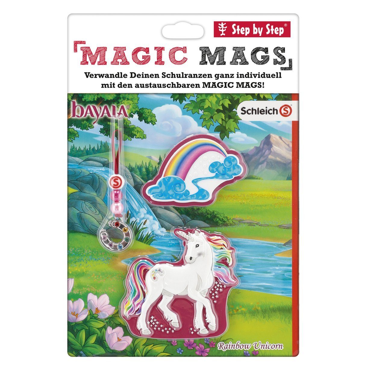 Step by Step Schulranzen Step by Step MAGIC MAGS Schleich, bayala®, Rainbow Unicorn