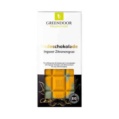 GREENDOOR Badekonfekt Badeschokolade Ingwer Zitronengras