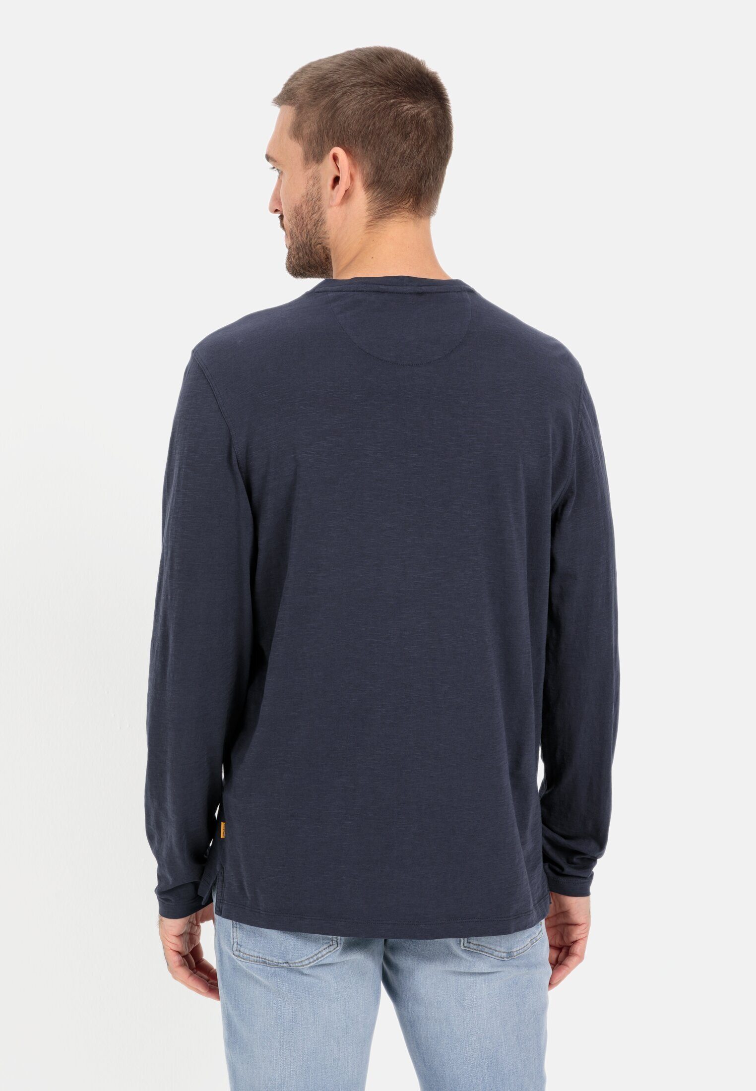 camel active Henleyshirt mit Logostickerei günstig online kaufen