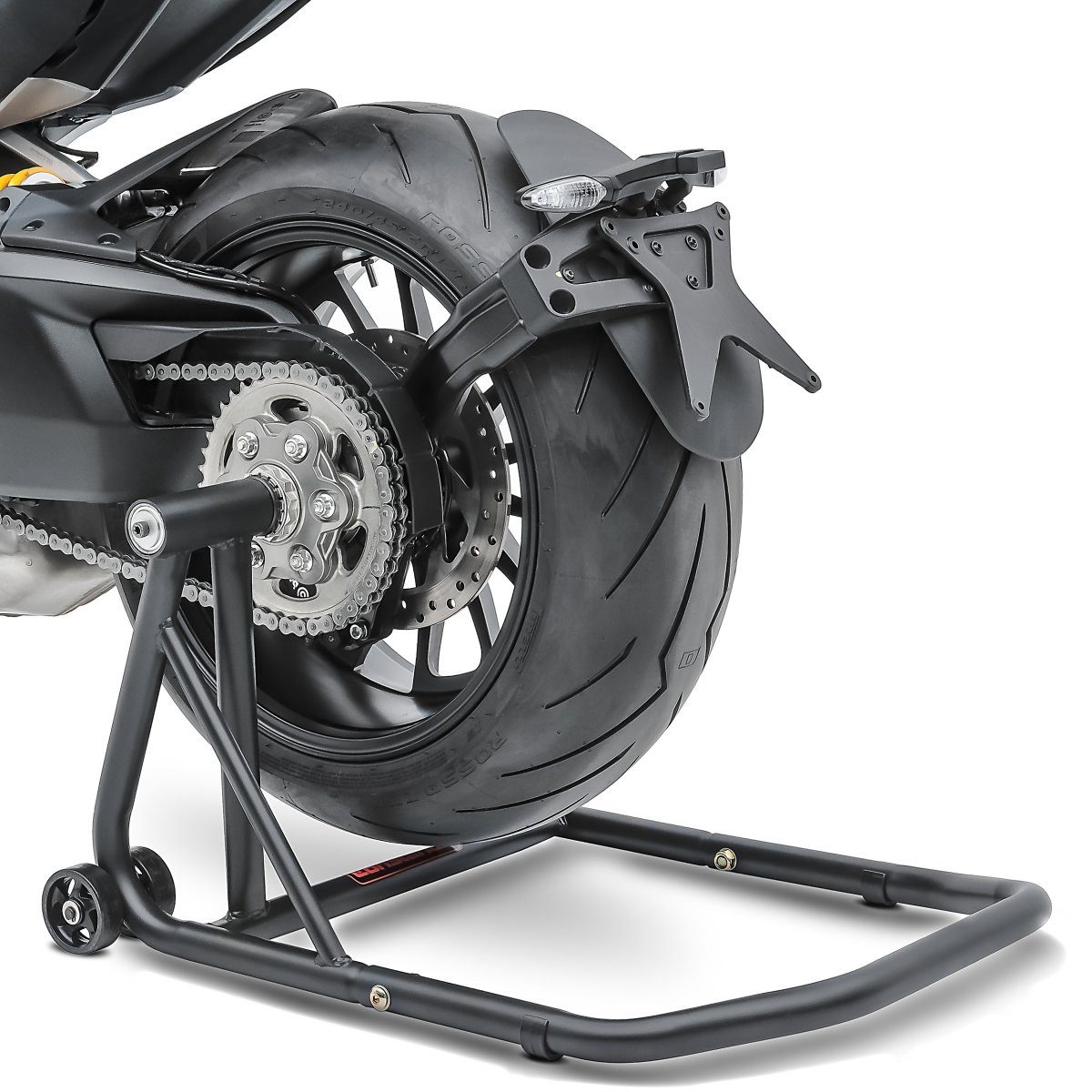 ConStands Motorradheber – Einarm Montageständer für Triumph Daytona T595 (955i) 97-98 Schwarz