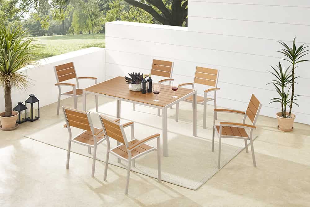 riess-ambiente Gartentisch DESIGNO 150cm natur / greige (Einzelartikel, 1-S günstig online kaufen