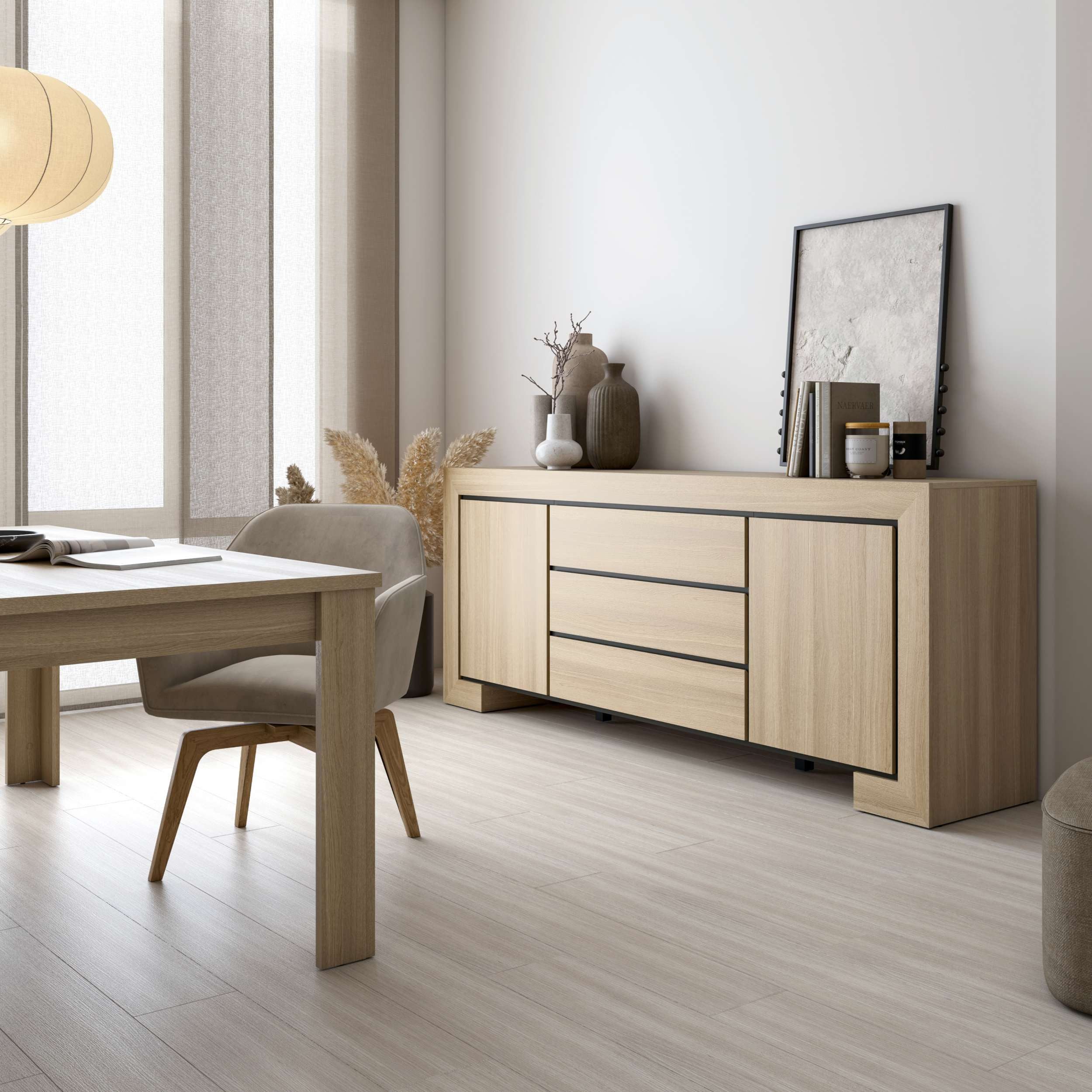 99rooms Barhocker Jena (Esszimmer-Set (2×St), Soft-Close-Funktion, bietet viel Platz und Abstellfläche