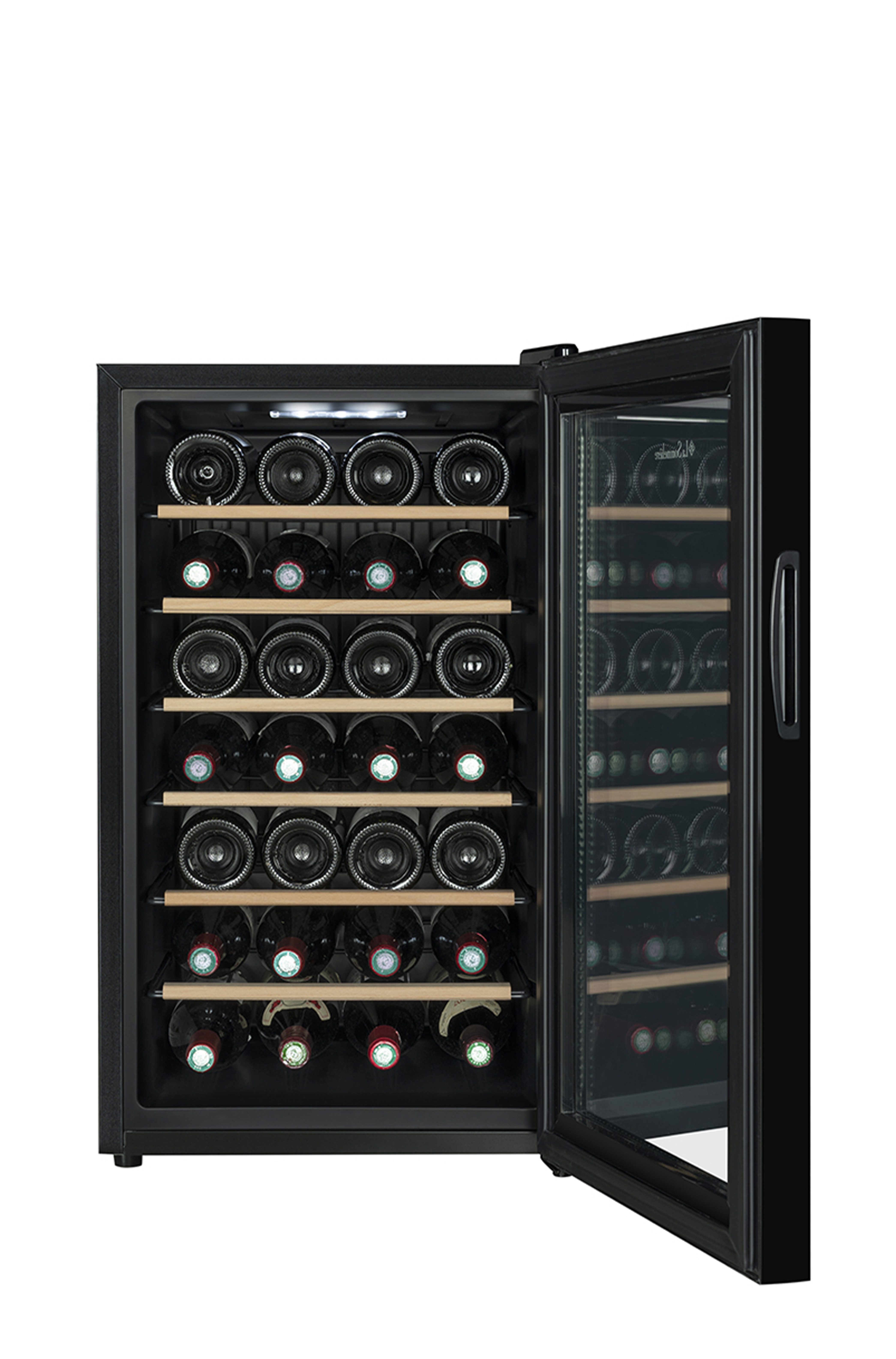La Sommelière Weintemperierschrank 28SILENCE, für 28 Standardflaschen á 0,75l,Ultra-Leise, freistehend
