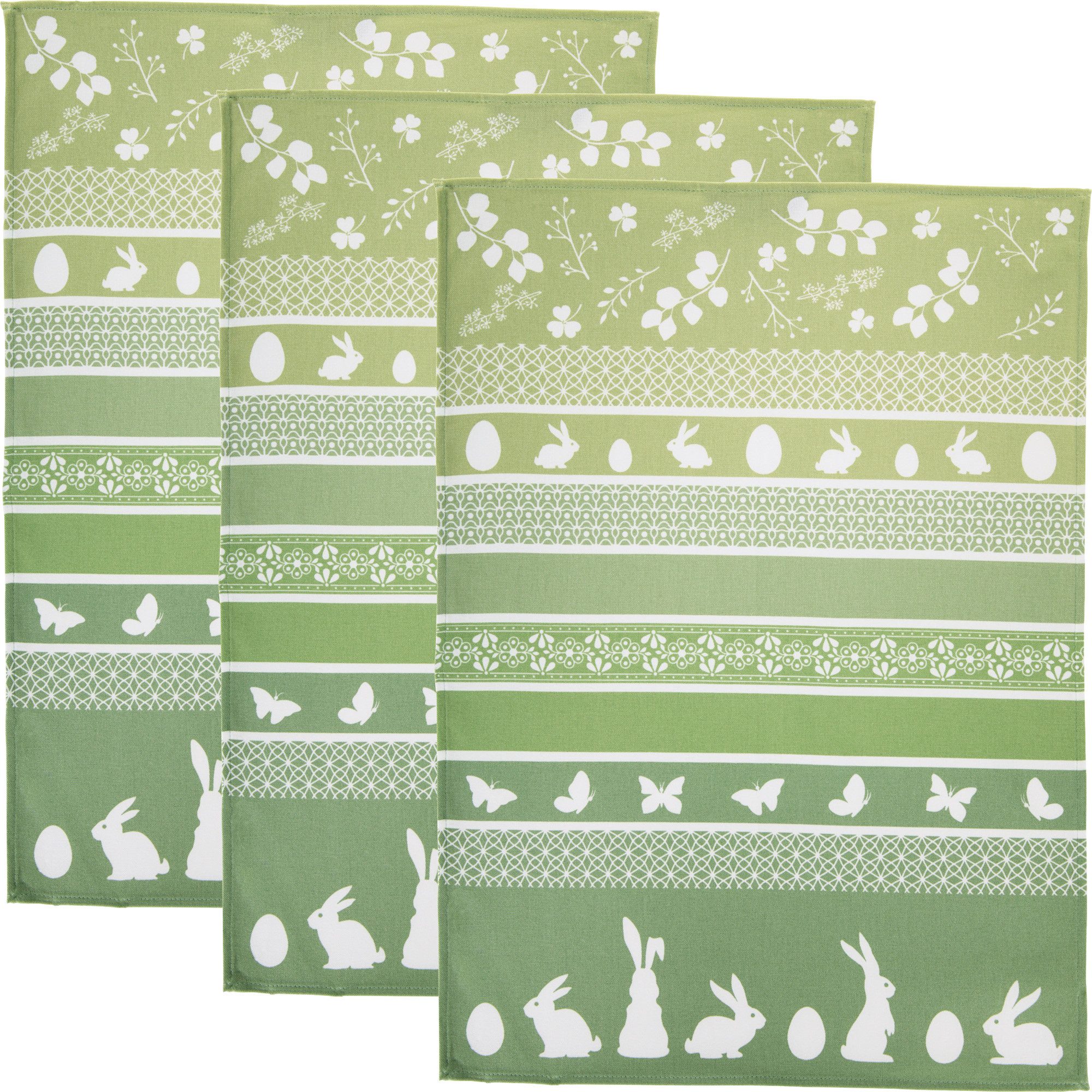 Erwin Müller Geschirrtuch Geschirrtuch 3er-Pack, Baumwolle Motiv günstig online kaufen