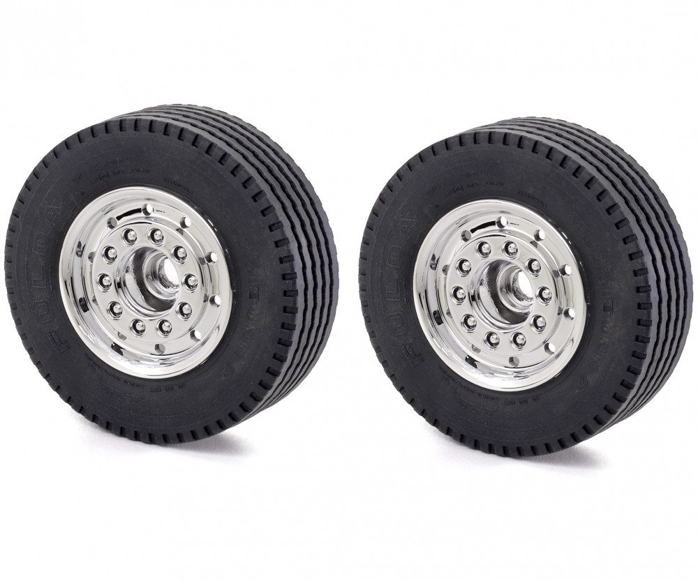 CARSON Carson Truck Vorderachsfelge breit chrom RC-Ladegerät