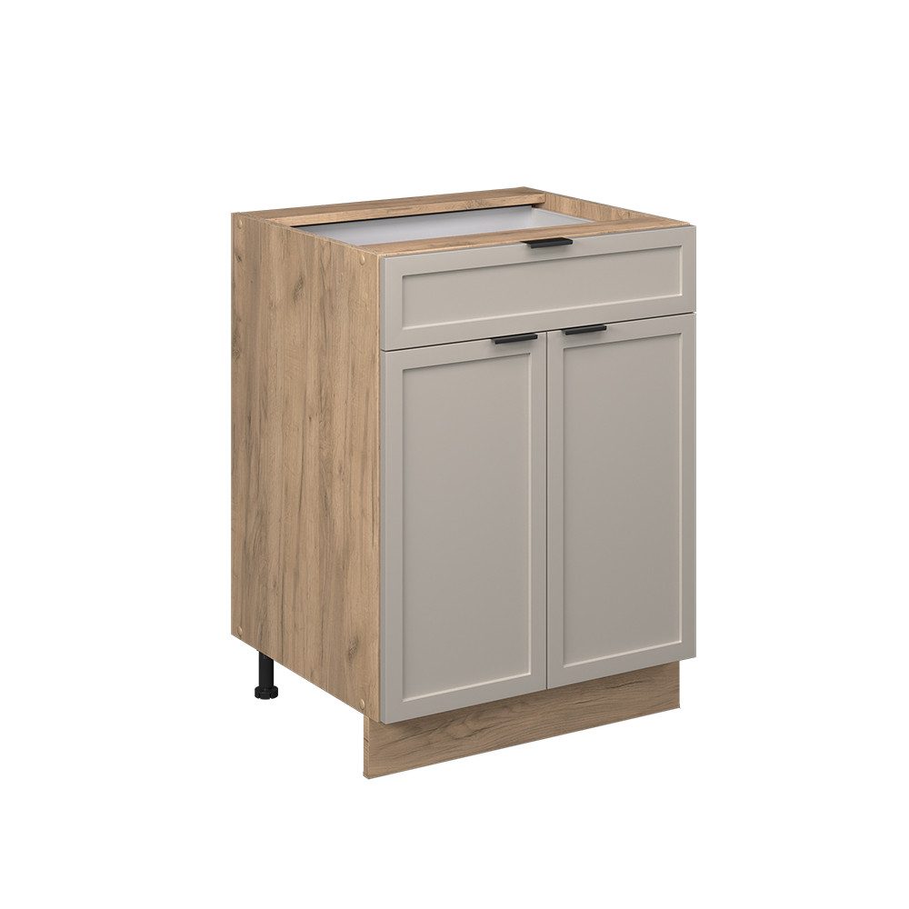 Vicco Unterschrank Fame-Line, GrauBeige/Goldkraft Eiche, 60 günstig online kaufen
