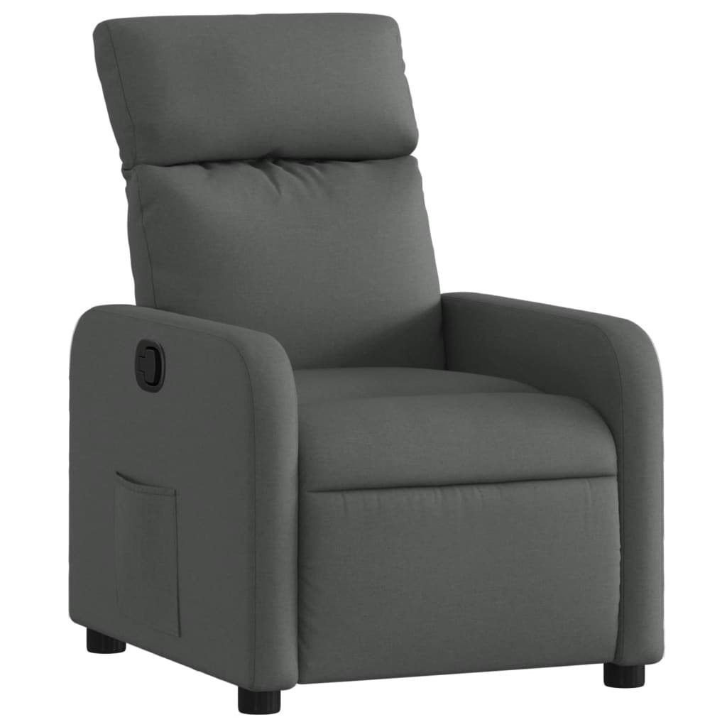 vidaXL Sessel Relaxsessel Dunkelgrau Stoff (1-St) günstig online kaufen