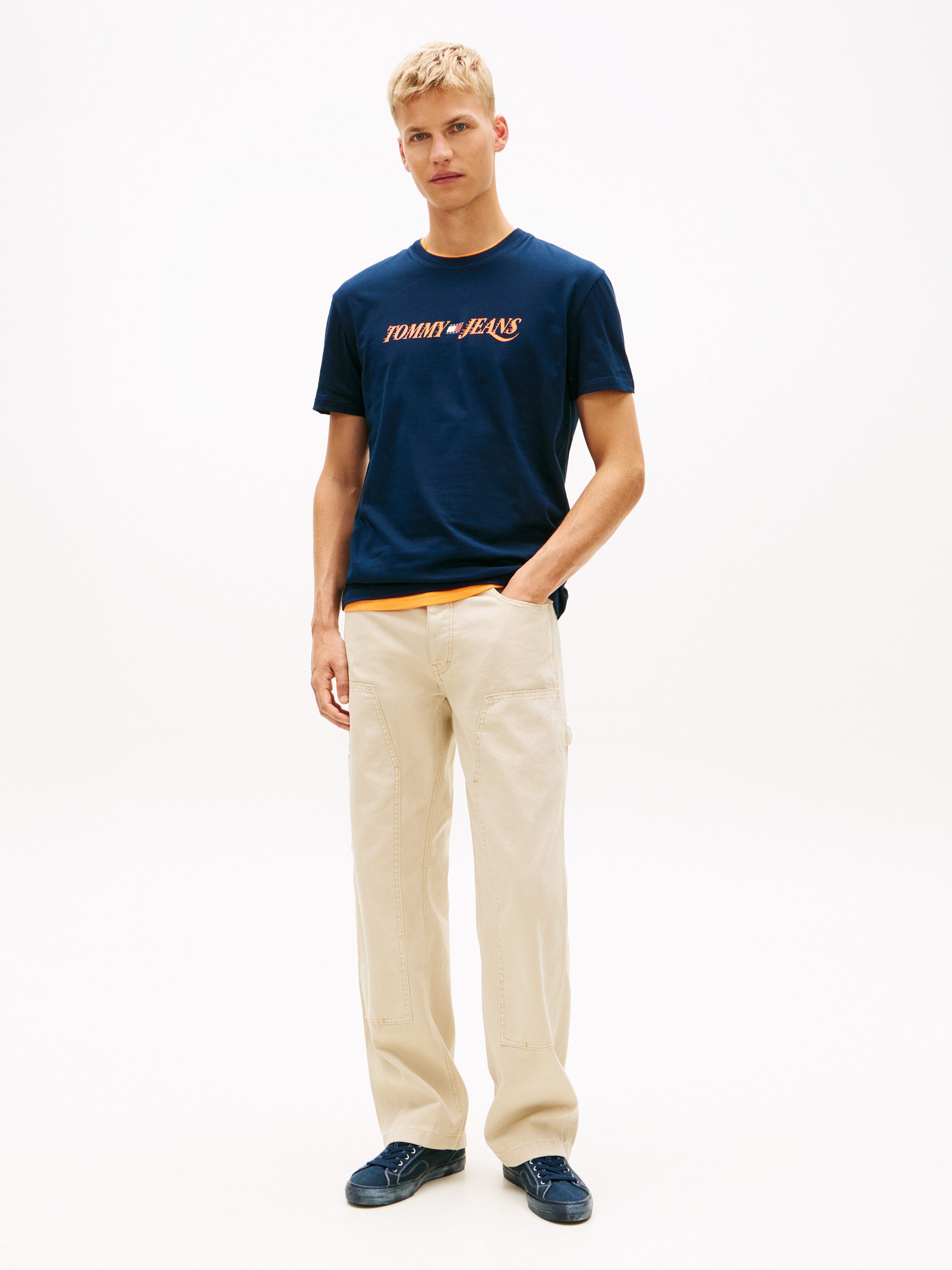 Tommy Jeans T-Shirt REGULAR VINTAGE LA Regular fit mit Print