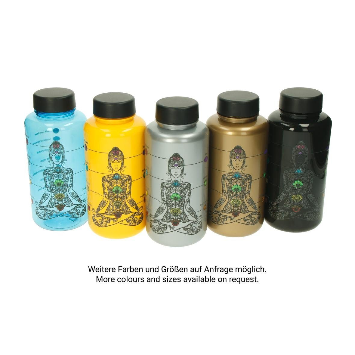 elasto Trinkflasche 0,4 L Wasserflasche "Refresh" Tritanflasche mit Trägerband, Made in Germany, BPA-frei, Sportflasche, kohlensäurehaltige Getränke