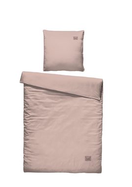 Bettwäsche Sansibar "Leinen Look" (2 tlg), mit modernem Sansibar Logopatch auf Kissen- und Bettbezug, Sansibar Sylt, mit hochwertigem Sansibar Logo-Patch, angenehm weich und anschmiegsam, hautfreundlich, pflegeleicht