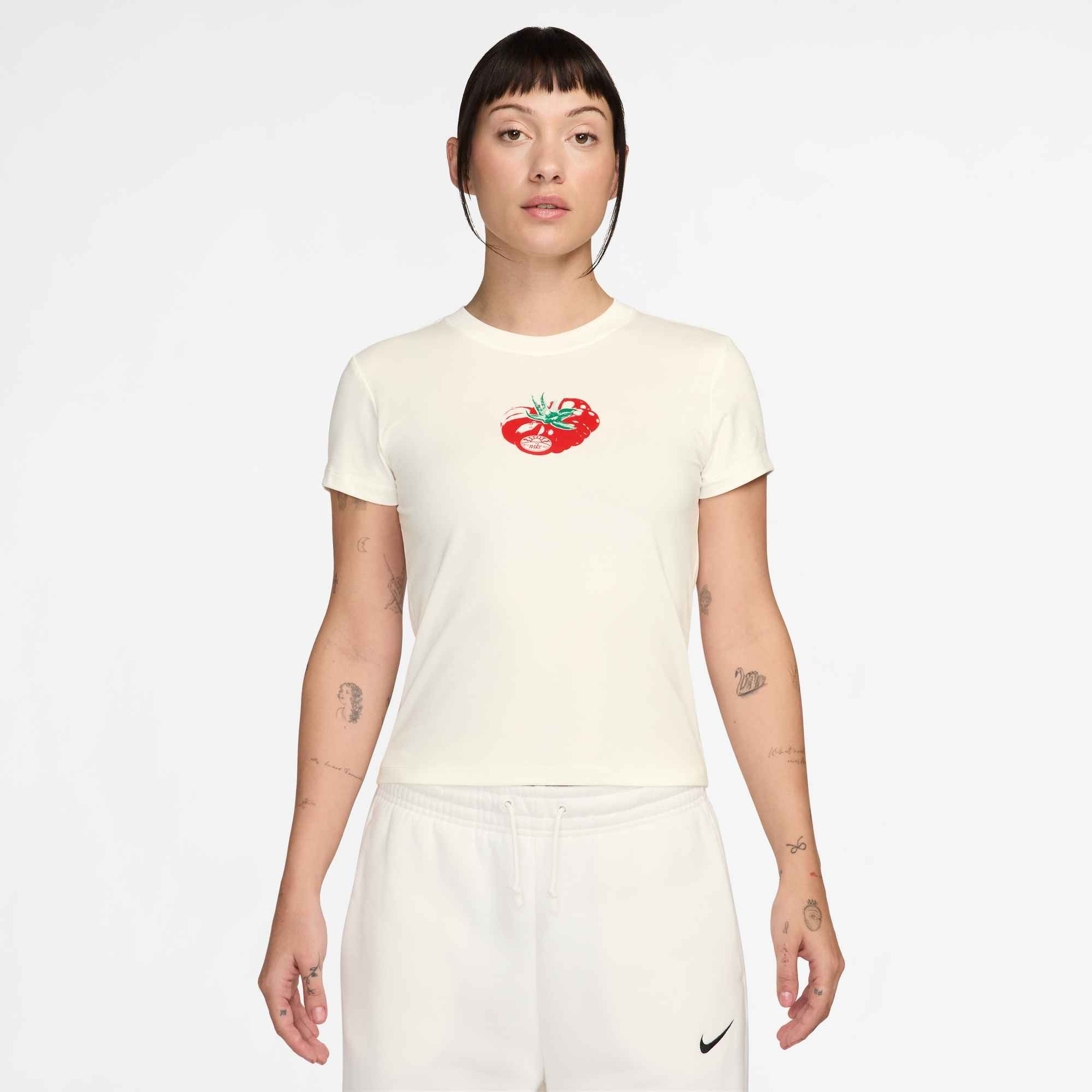 Nike Sportswear T-Shirt W NSW CHLLKNT MODCRP TMATO TEE für sportliche Looks, für Sportmode und Streetwear, elastisch