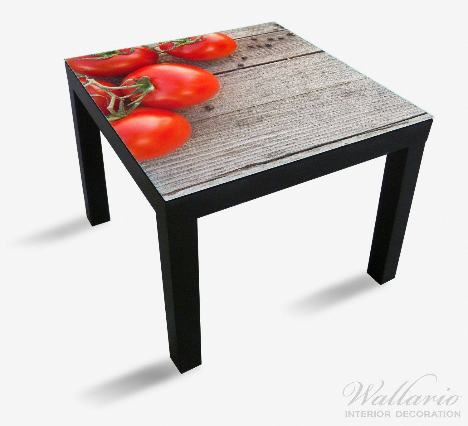 Tisch Wallario St), Lack (1 und Tischplatte für altem geeignet Holztisch Ikea Gewürze auf Tomaten