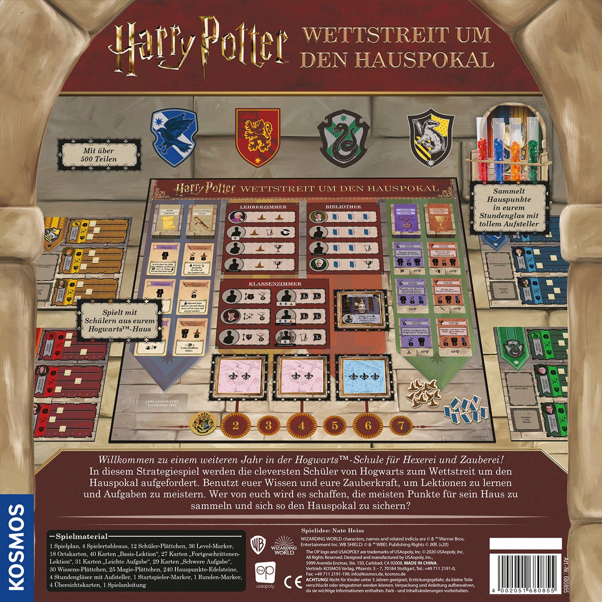 Kosmos Hauspokal den Wettstreit Spiel, Brettspiel Harry Potter, um