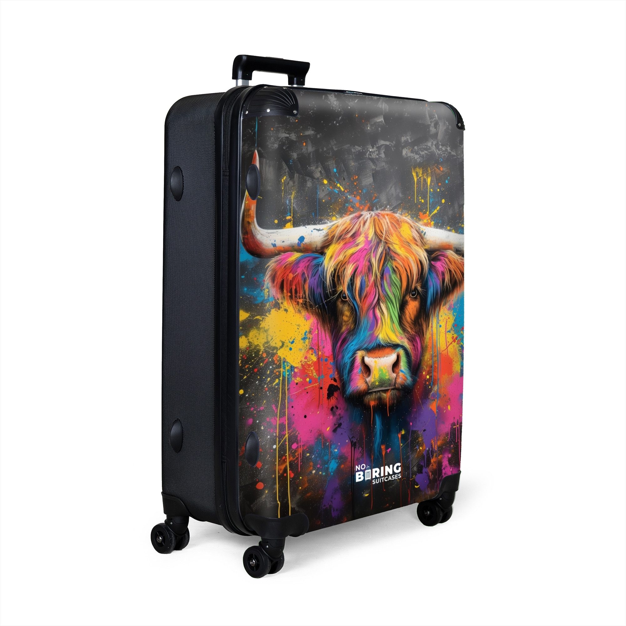 NoBoringSuitcases.com© Hartschalen-Trolley Schottische Highlander als Graff günstig online kaufen