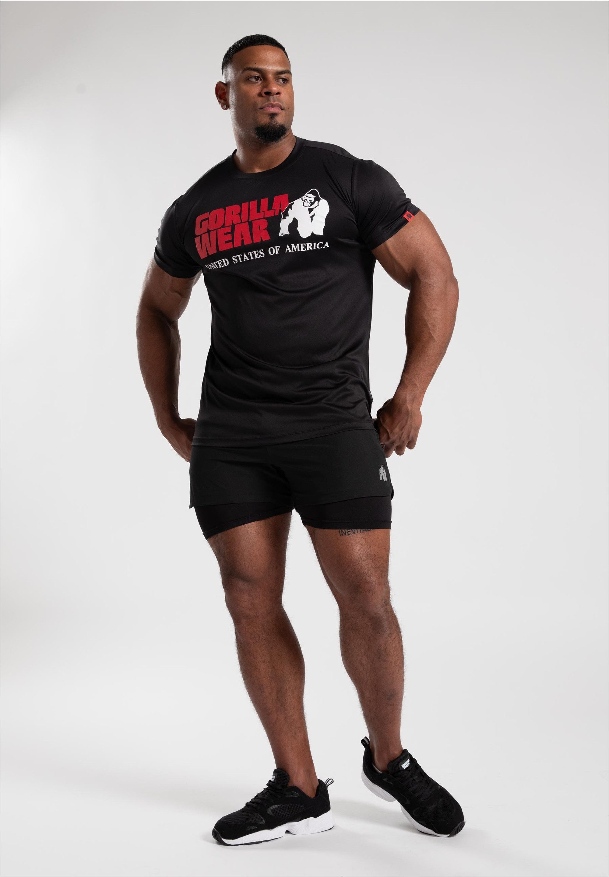 Gorilla Wear Funktionsshirt mit großem Markenprint günstig online kaufen