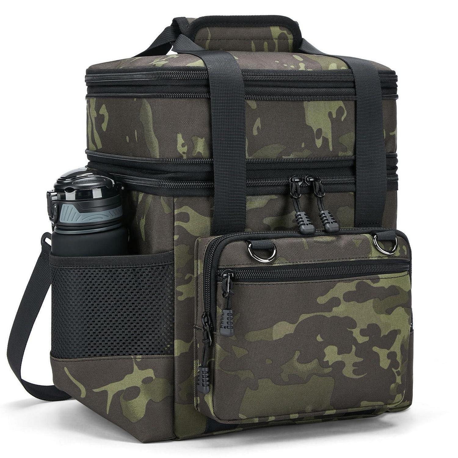 Kühltasche Lunchtasche taktisch isoliert Herren wasserdicht 15L 15LSchwarz camo
