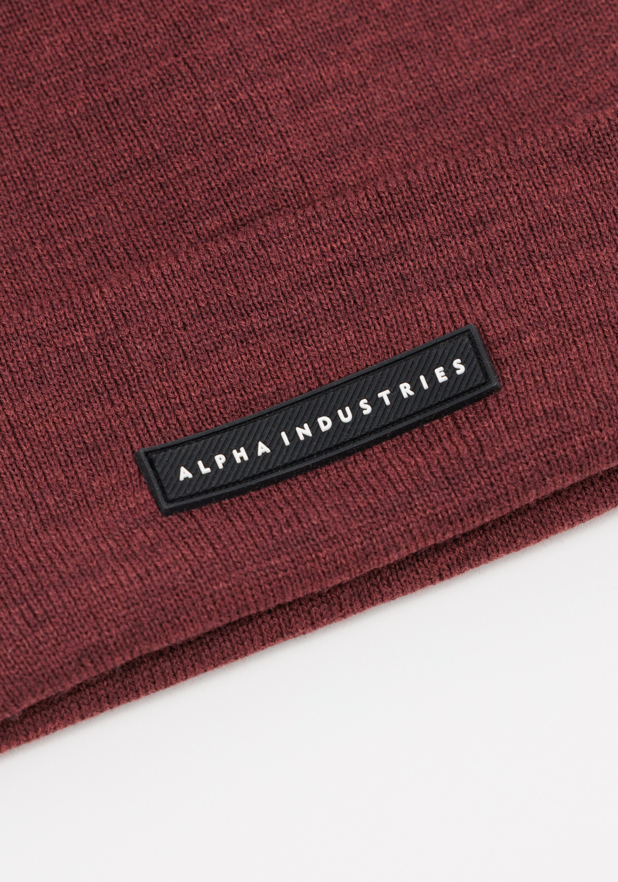 Alpha Industries Skimütze Rubber Logo Beanie