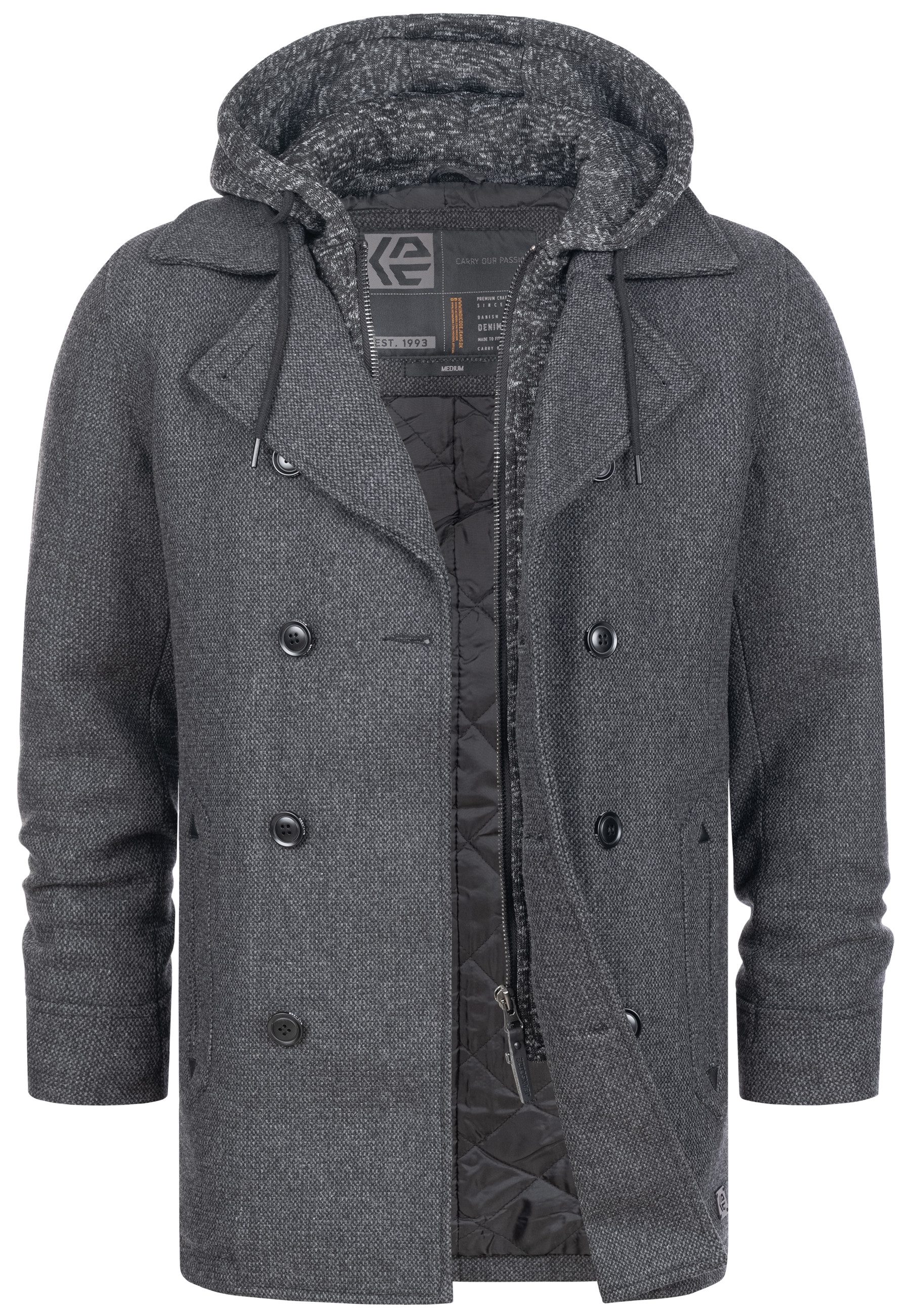 Indicode Kurzmantel Herren Cliff Mantel Winter Herrenmantel günstig online kaufen
