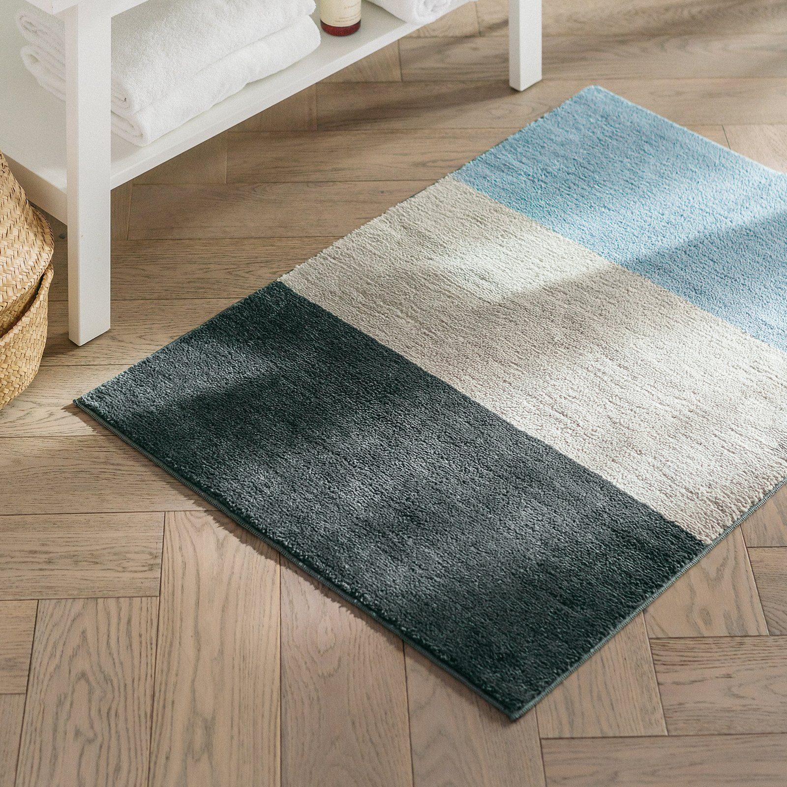 Karat Badematte Horizont, 4 Farben & 3 Größen, Badteppich, Höhe 12 mm, TPR günstig online kaufen