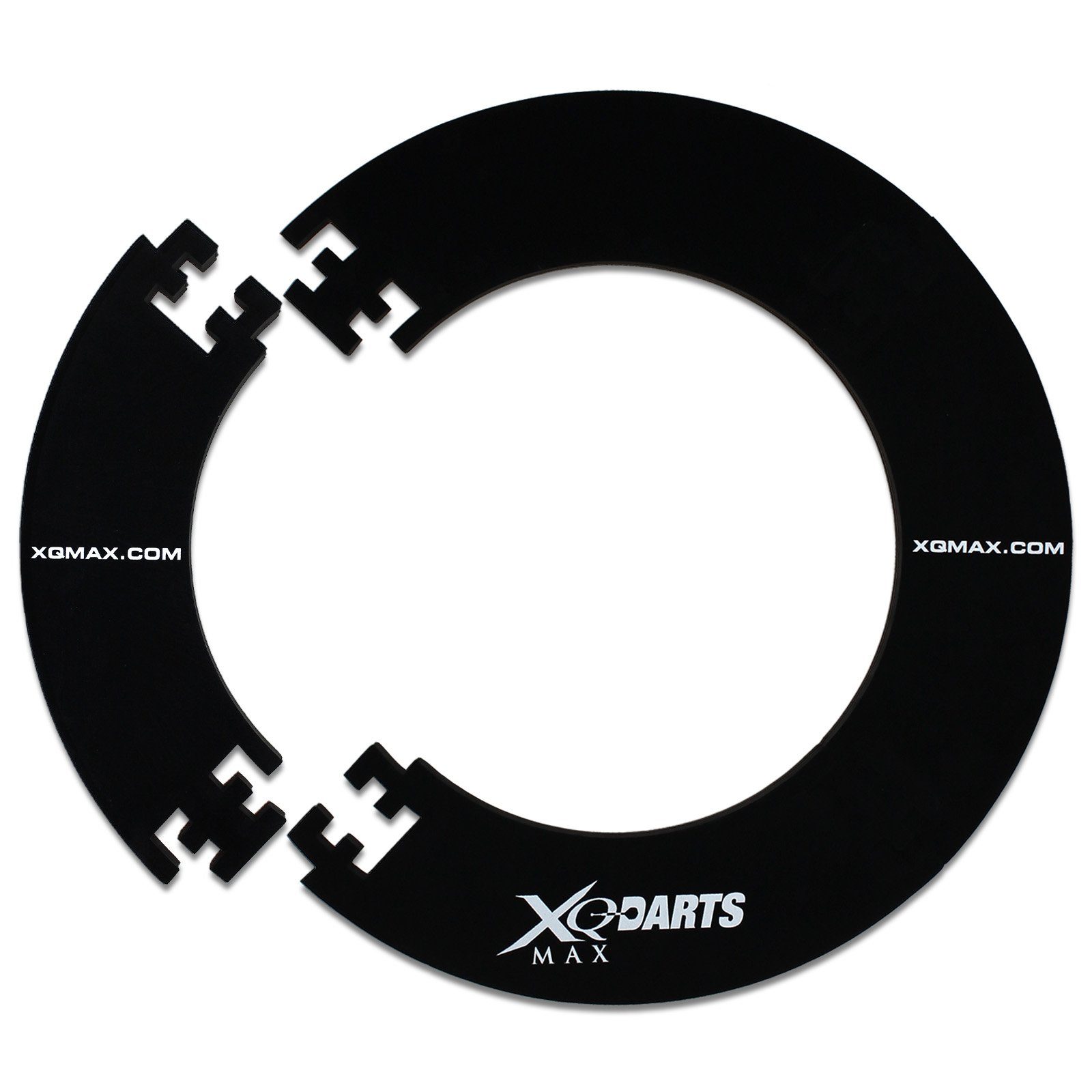 Pfeile Ring Starter-Set Dart (Komplettset, XQMAX schwarz, Surround mit Marker Dartset), 6 inkl. Profi Dartscheibe Spielstandtafel
