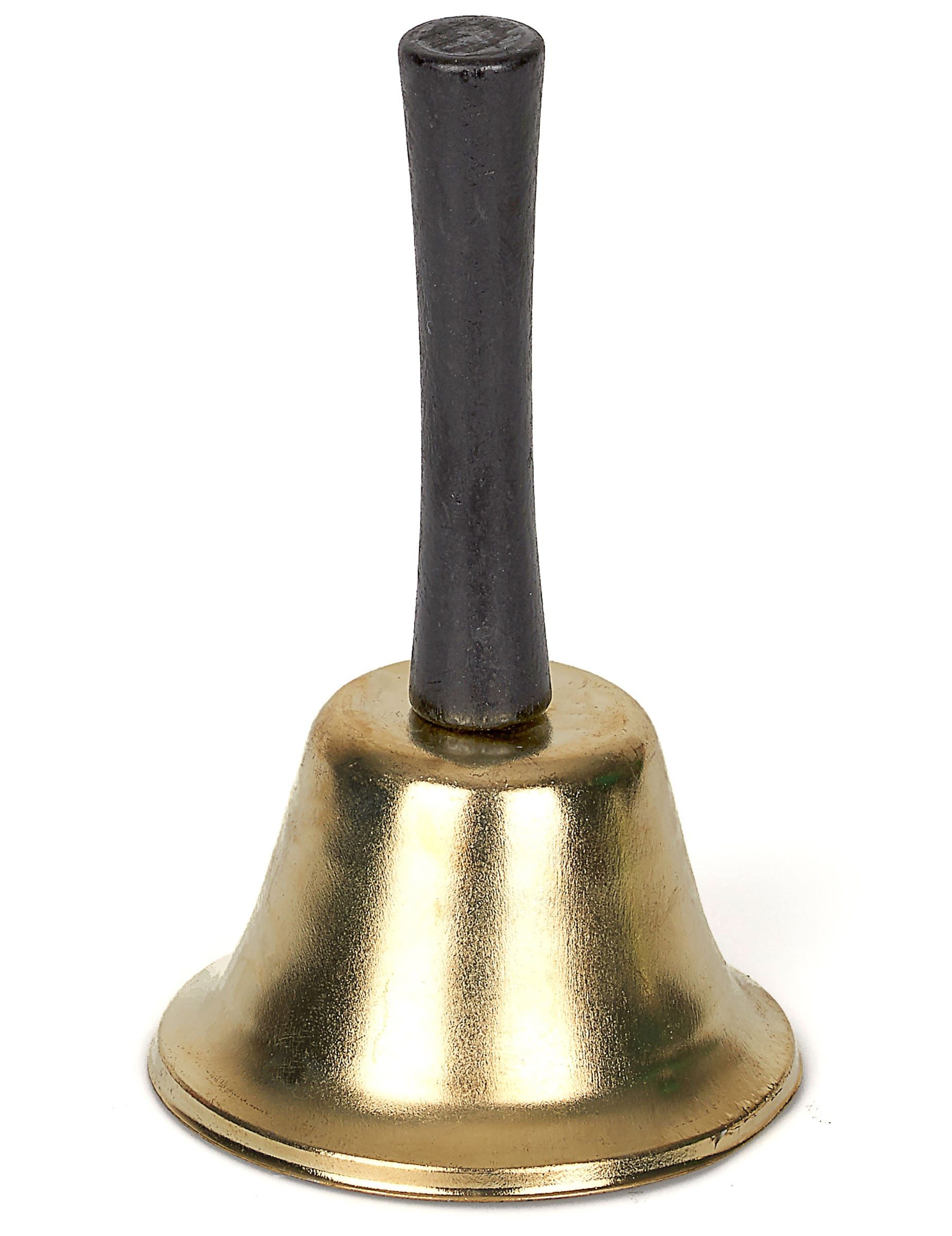 JADEO Kostüm Glocke Weihnachtsmann Kostüm-Zubehör gold-schwarz