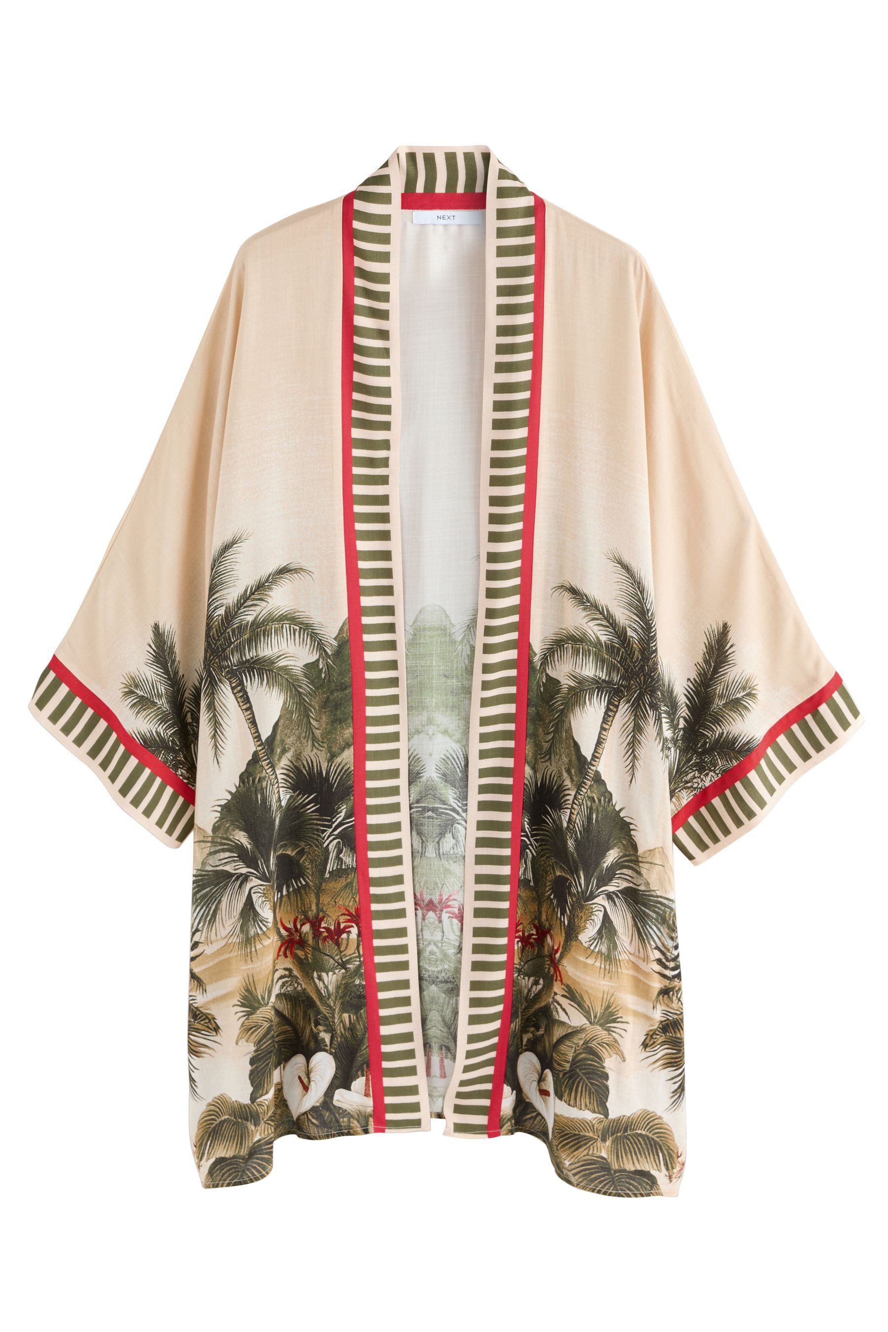 Next Kimono Lange Kimono-Jacke, Viskose (LENZING™ günstig online kaufen