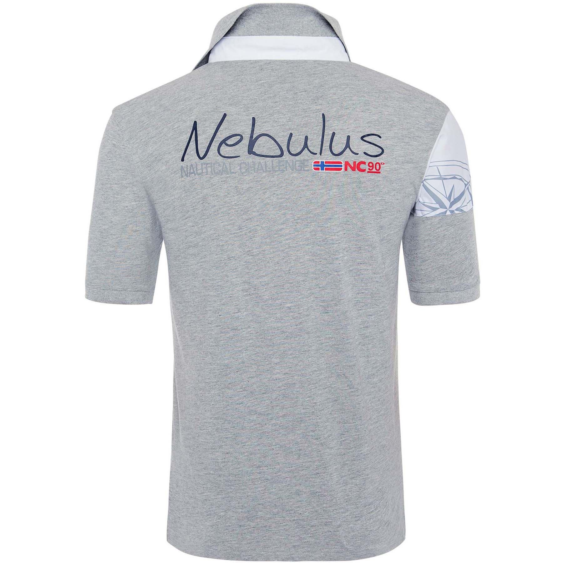 Nebulus Poloshirt DEEP BLUE, Q2354 - Herren, grau-meliert, XXL