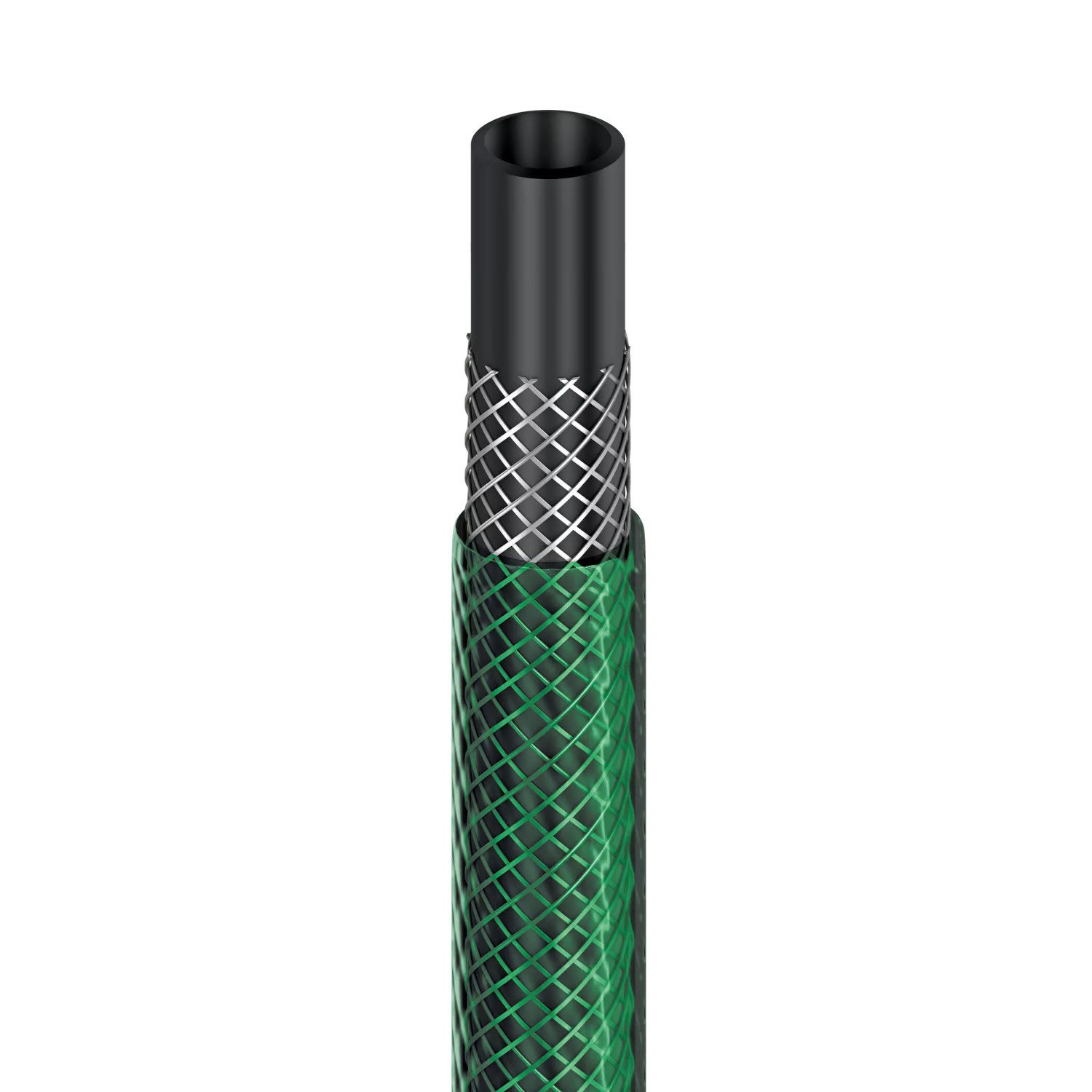 Cellfast Gartenschlauch Economic-Schlauch 1/2'' 25 m Aufhänger mit Sprühkopf, Set mit Basic 1/2" Sprühdüse