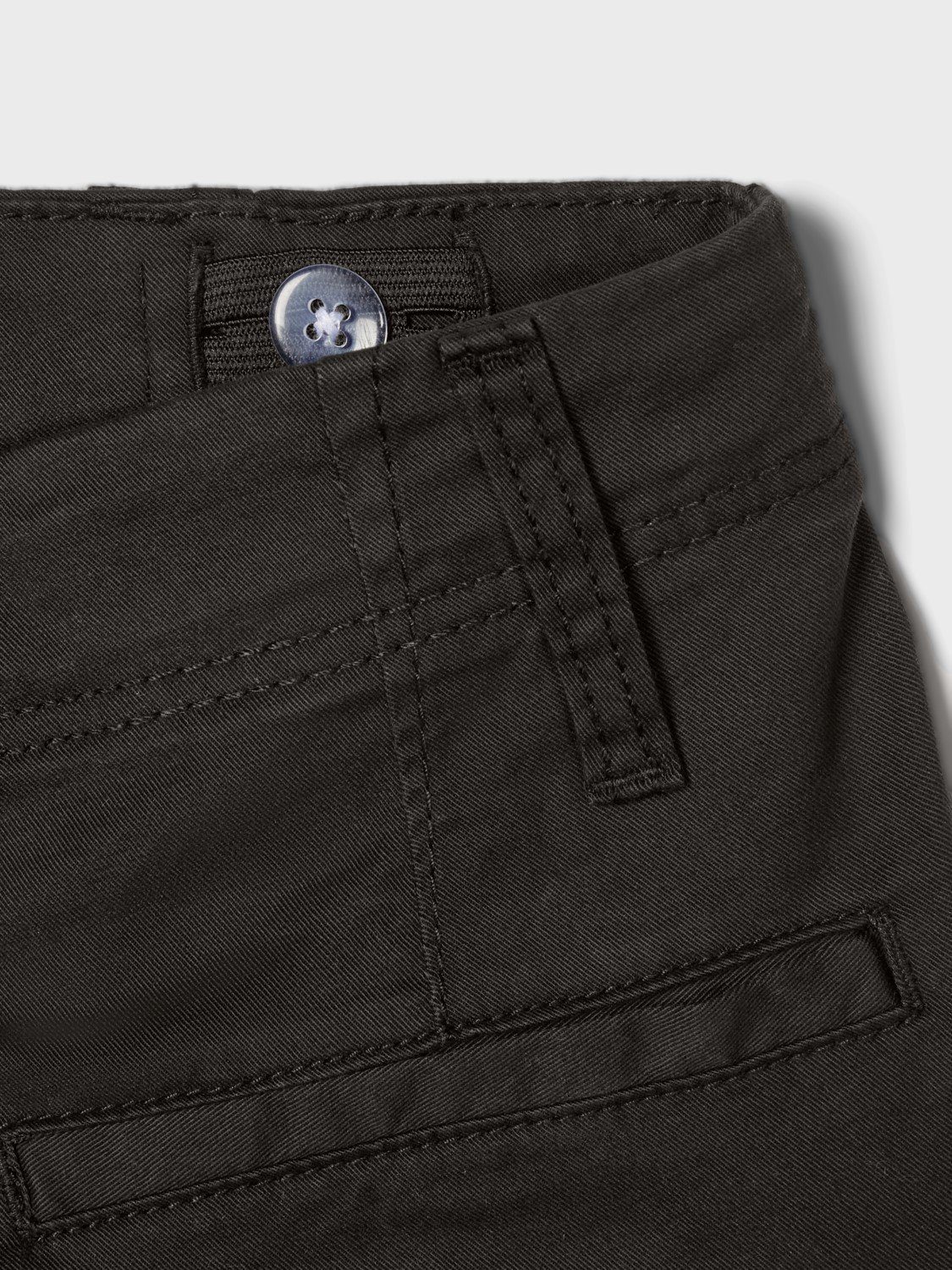 Name It Cargohose Cargo für Freizeithose NKMRYAN für Unisex Baumwolle Regular Fit unifarben elastisch Reißverschluss – Bild 2 von 3