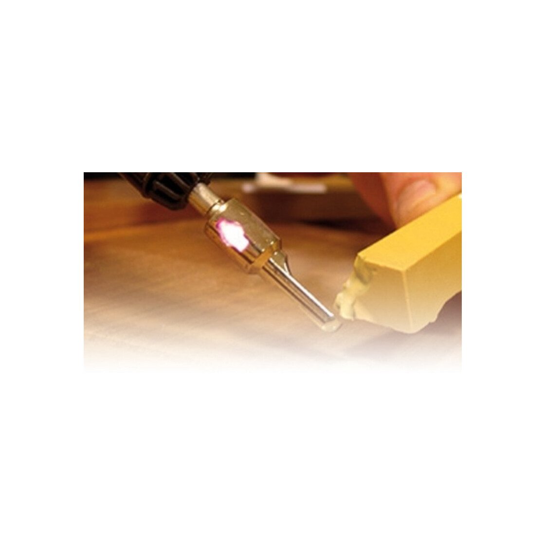 BORMA Spachtelmasse Profi Hartwachsstange 20g, Farblich mischbar für originalgetreue Reparaturen von Holz.