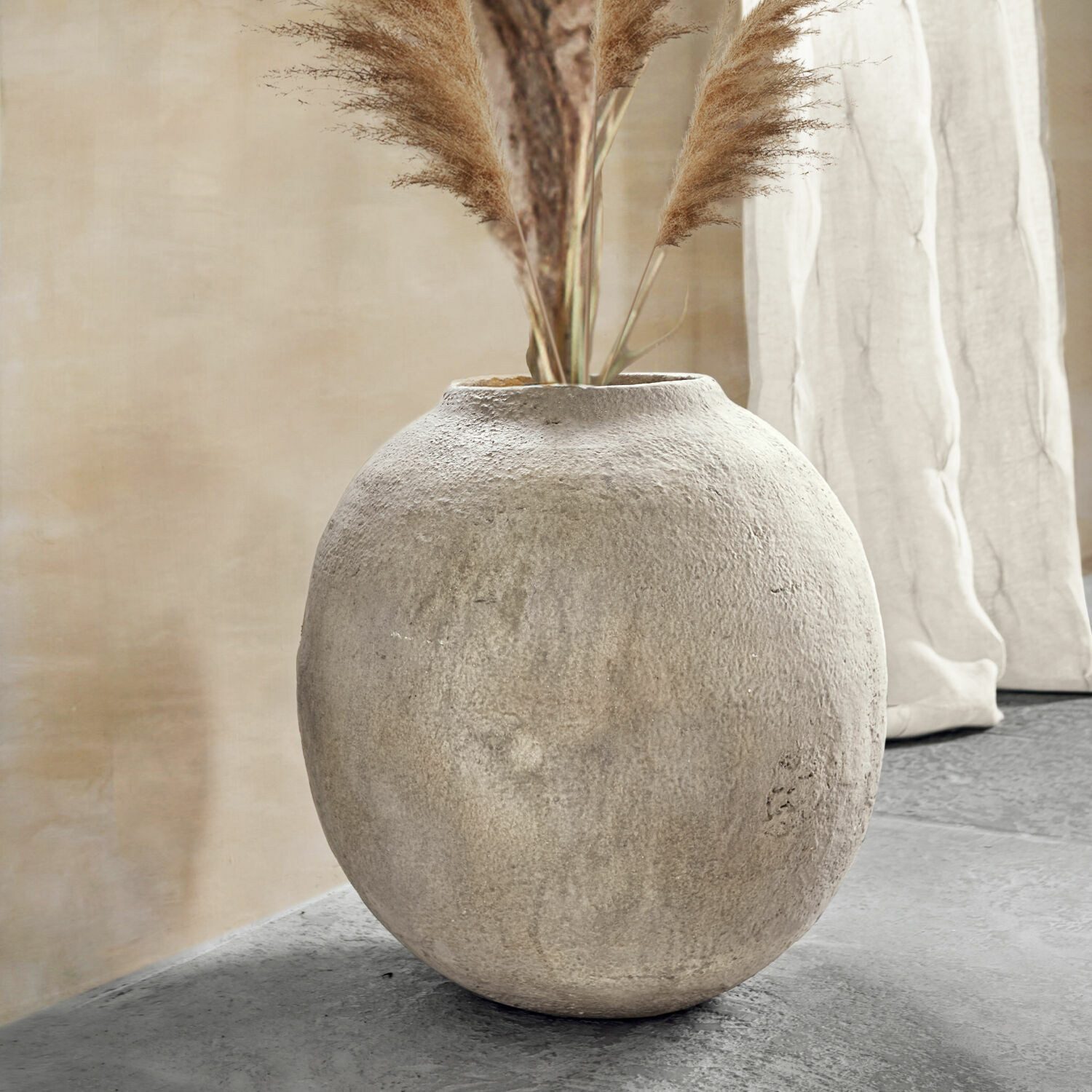 Mirabeau Tischvase Vase Samai antikbeige