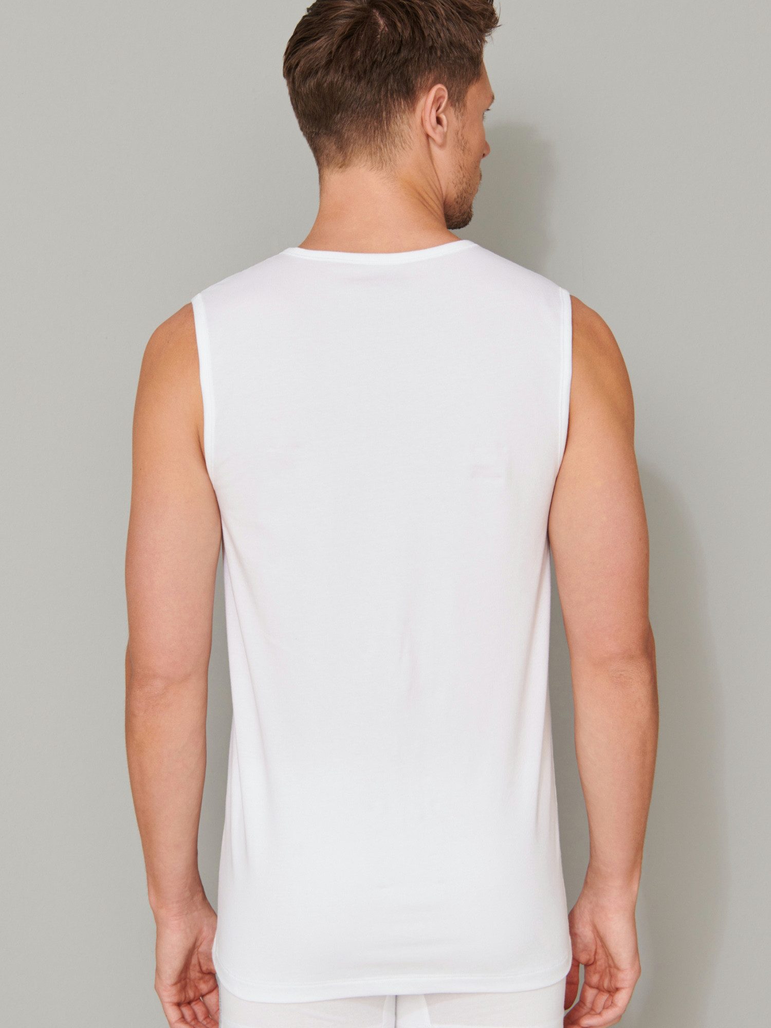 Schiesser Tanktop 95/5 (4-tlg) Tank-top unterhemd unterzieh-shirt