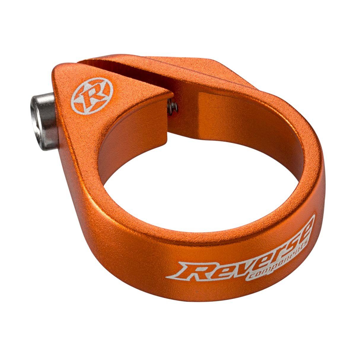 Reverse Fahrradsattel Reverse Alu Sattelstützen Bolt Klemme 34,9mm'' orange