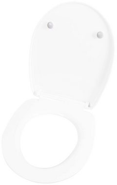 CORNAT WC-Sitz Außergewöhnliche 3D-Optik - Pflegeleichter Thermoplast - Quick up &, Clean Funktion - Absenkautomatik - Montage von oben / Toilettensitz