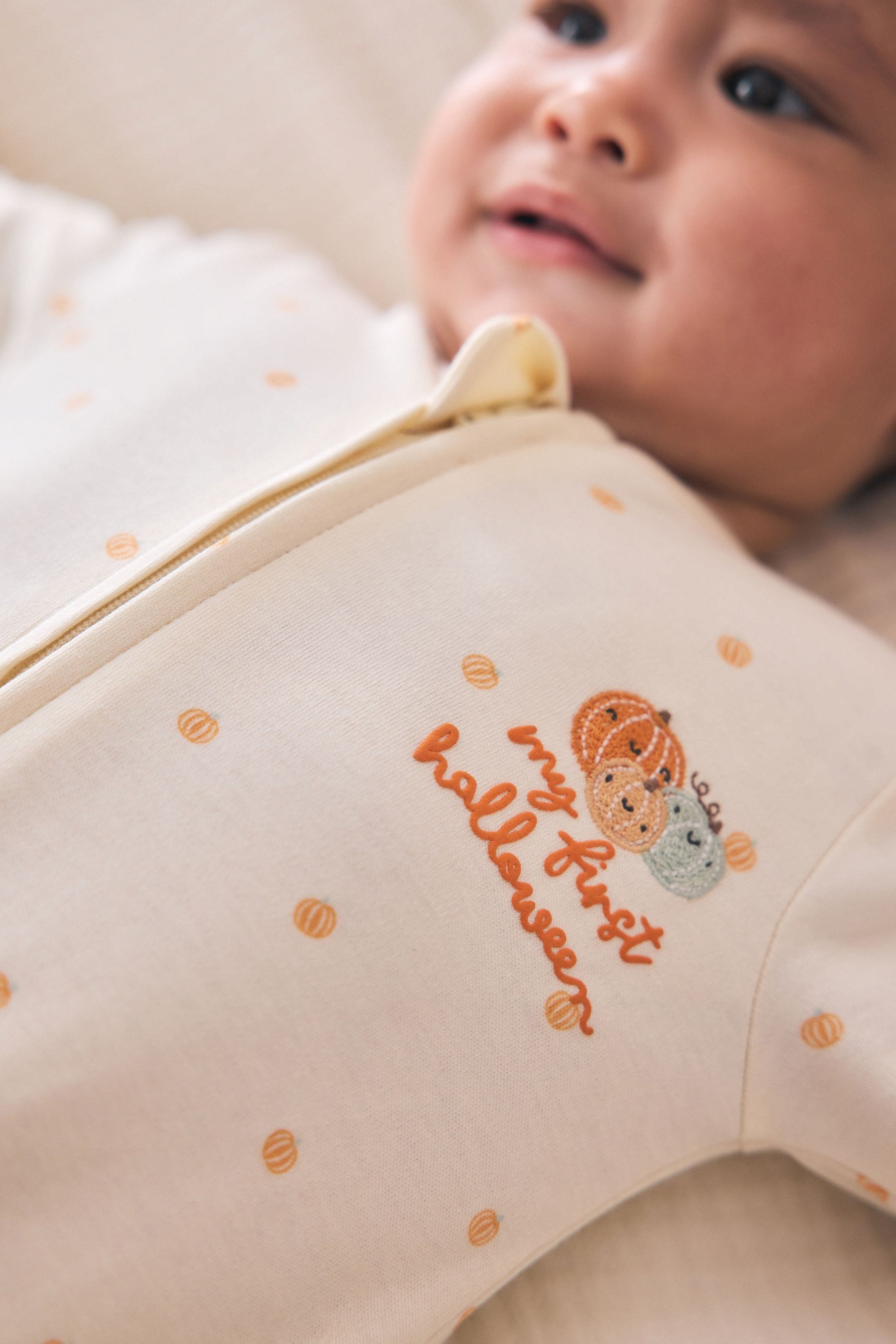 Next Schlafoverall Baby Schlafanzug mit Zwei-Wege-Reißverschluss (1-tlg) – Bild 4 von 5