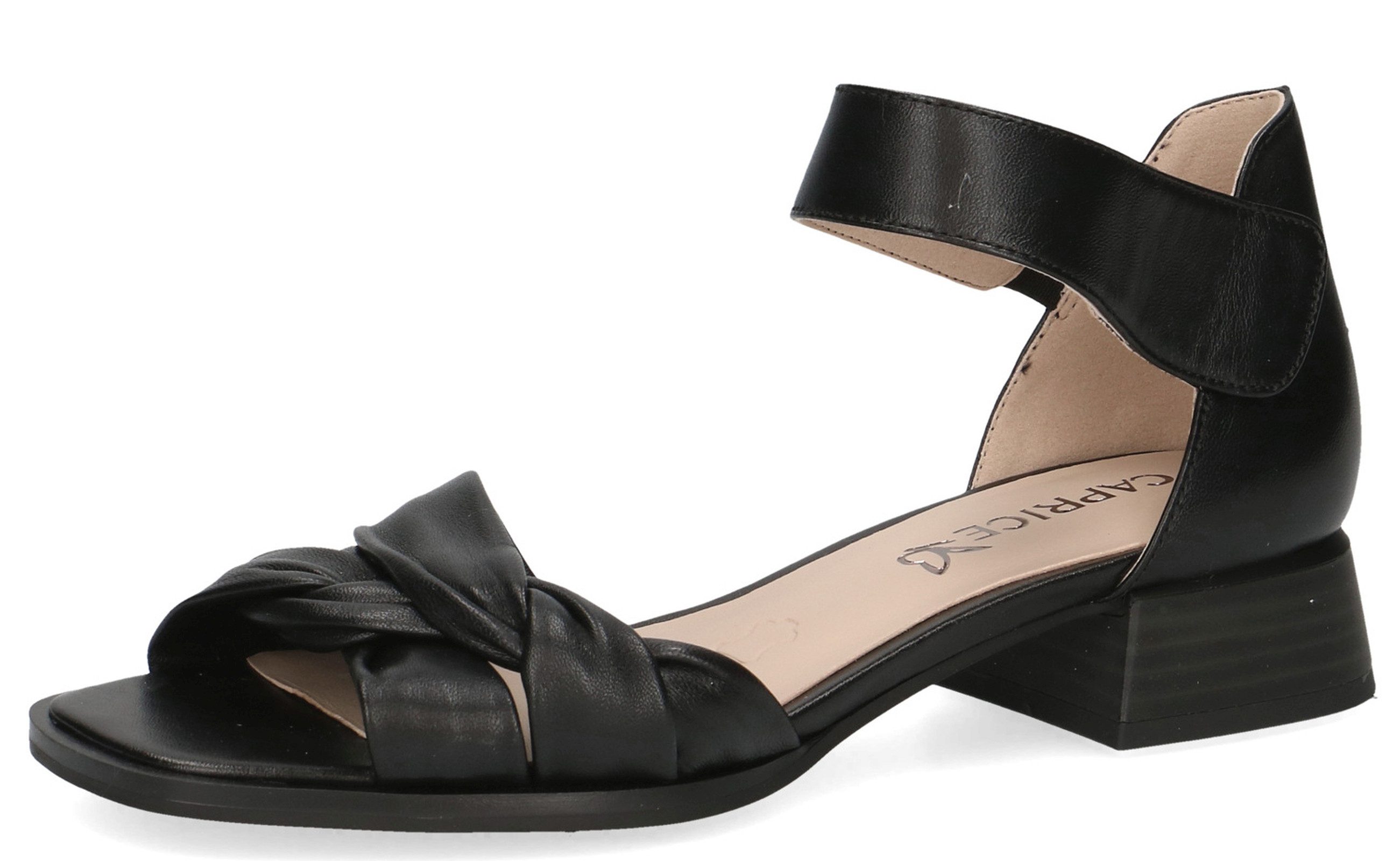9-28202-42 022 Black Nappa Sandale
