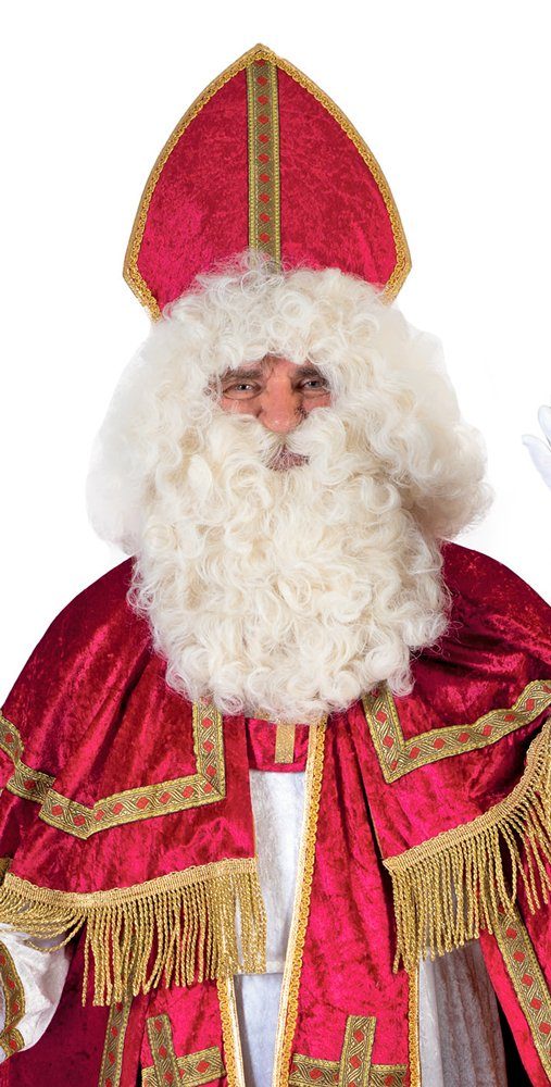Funny Fashion Kostüm Bischof Sankt Nikolaus Kostüm, Gewand, Umhang und