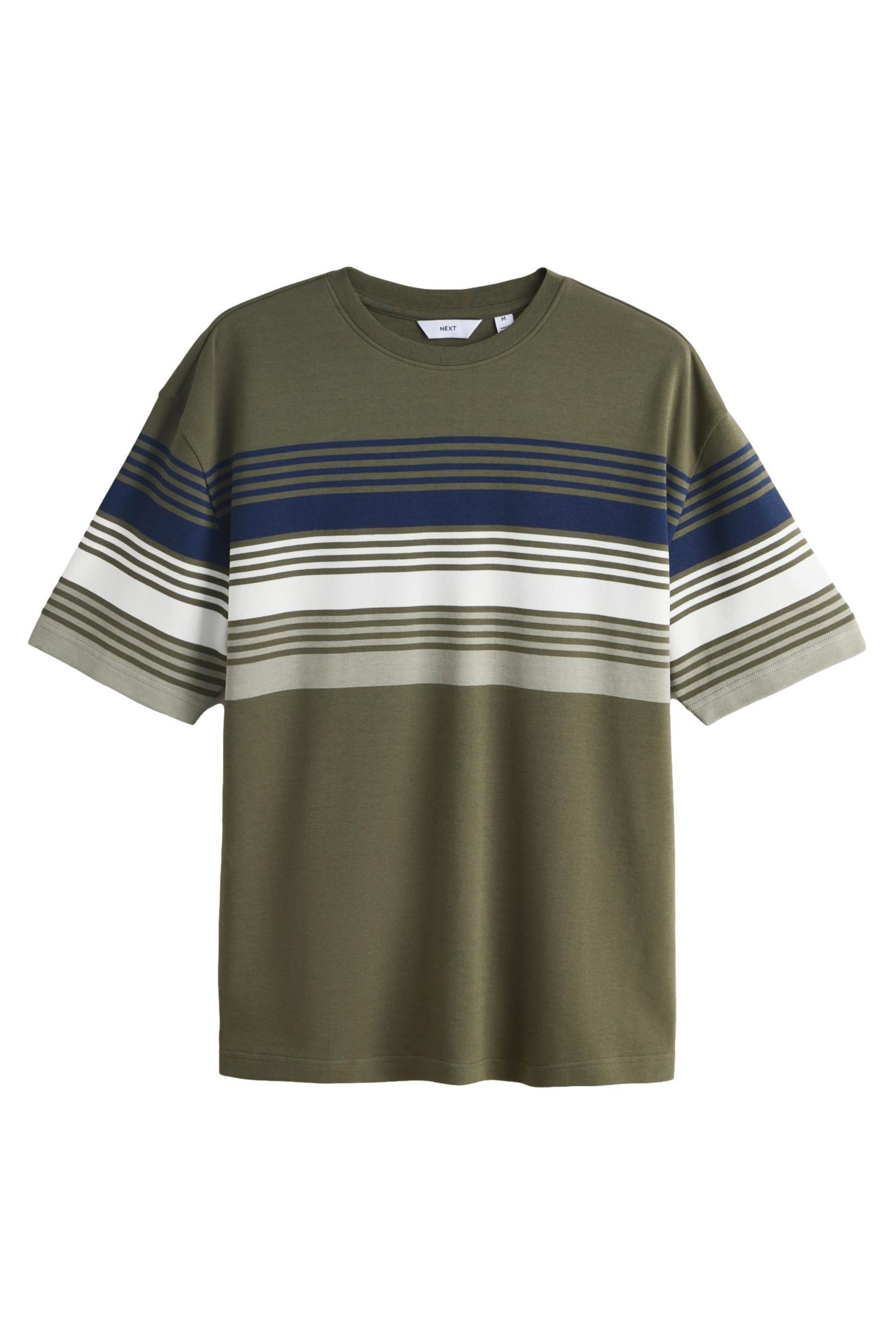 T-Shirt Elegantes T-Shirt mit Farbblock-Design