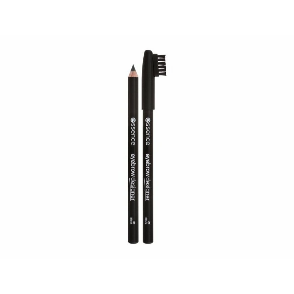 Essence Augenbrauen-Stift Cosmetics Eyebrow Designer Lápiz Para Cejas  01-Black 1g, Augenbrauenstift