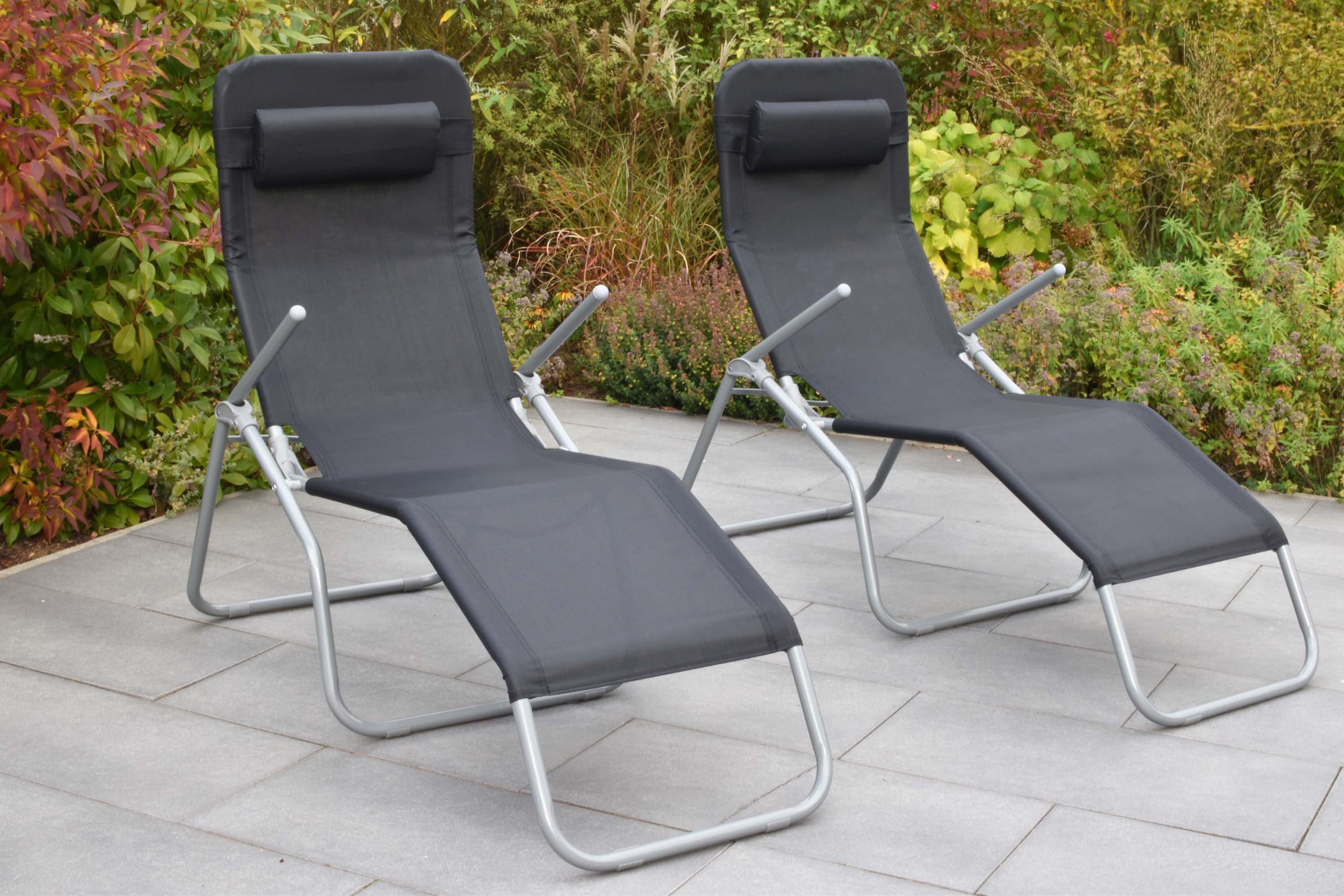 MERXX Wellnessliege XXL, Set, 4 St., großzügige Liegefläche, inkl. Kopfkissen – Bild 2 von 4