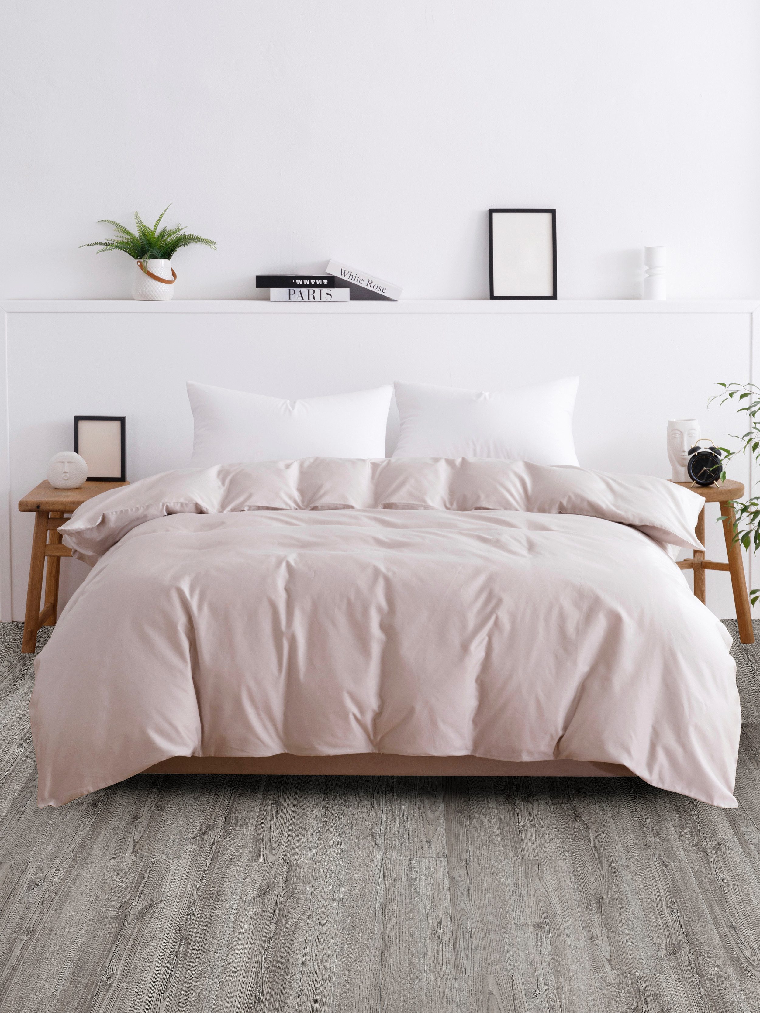 misento Vinylboden selbstklebend in Holzoptik, 32 PVC Planken je ca. 15,2 x 91,4 cm, PVC Bodenbelag 4,46 m², für Fußbodenheizung, Badezimmer, Wohnräume