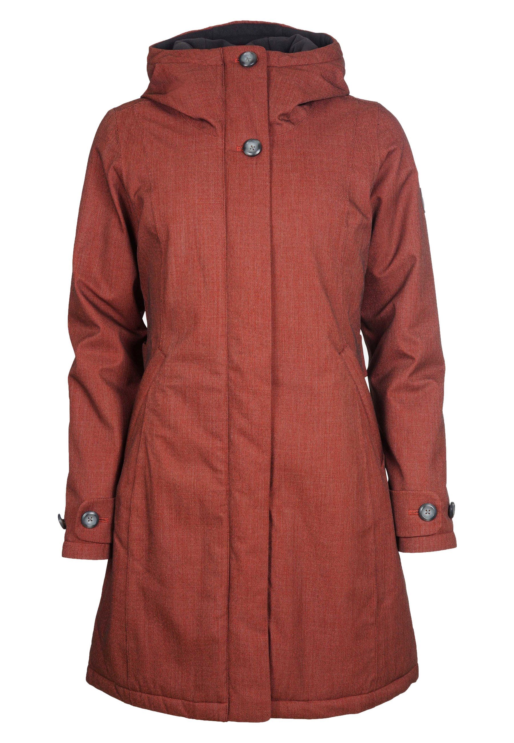 Elkline Winterjacke Grace verstellbare Taillenweite gefütterte Kapuze warm