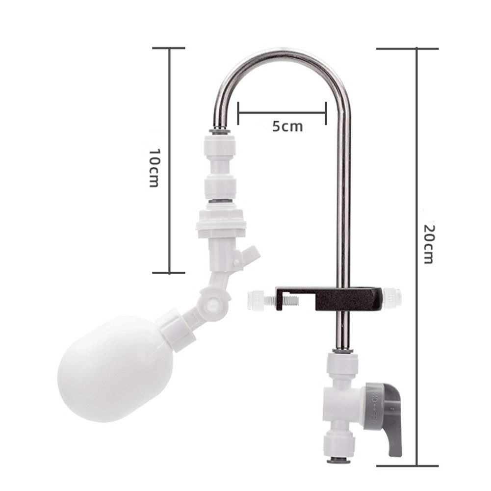 GarveeMore Aquarien-Set Auto Wasserfüller, Auto-top-Off Wasserstandsregler mit Schwimmerventil, Automatische Wasserfüllvorrichtung für Aquarium Fisch Tank Schildkröte